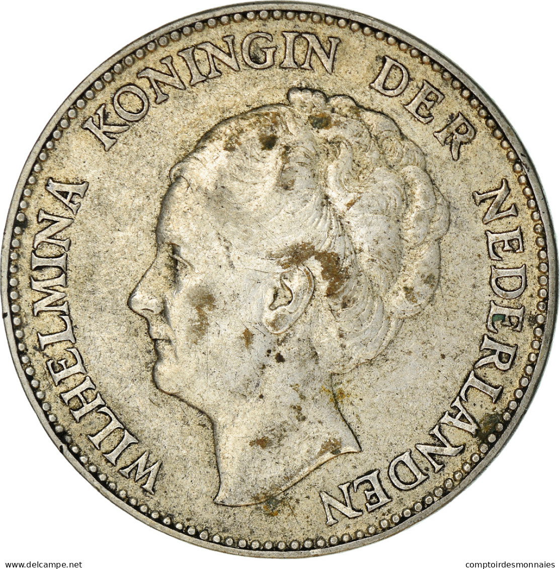 Monnaie, Pays-Bas, Wilhelmina I, Gulden, 1931, TTB, Argent, KM:161.1 - 1 Gulden