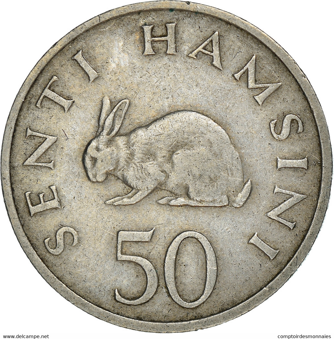 Monnaie, Tanzania, 50 Senti, 1966, TB+, Copper-nickel, KM:3 - Tanzania