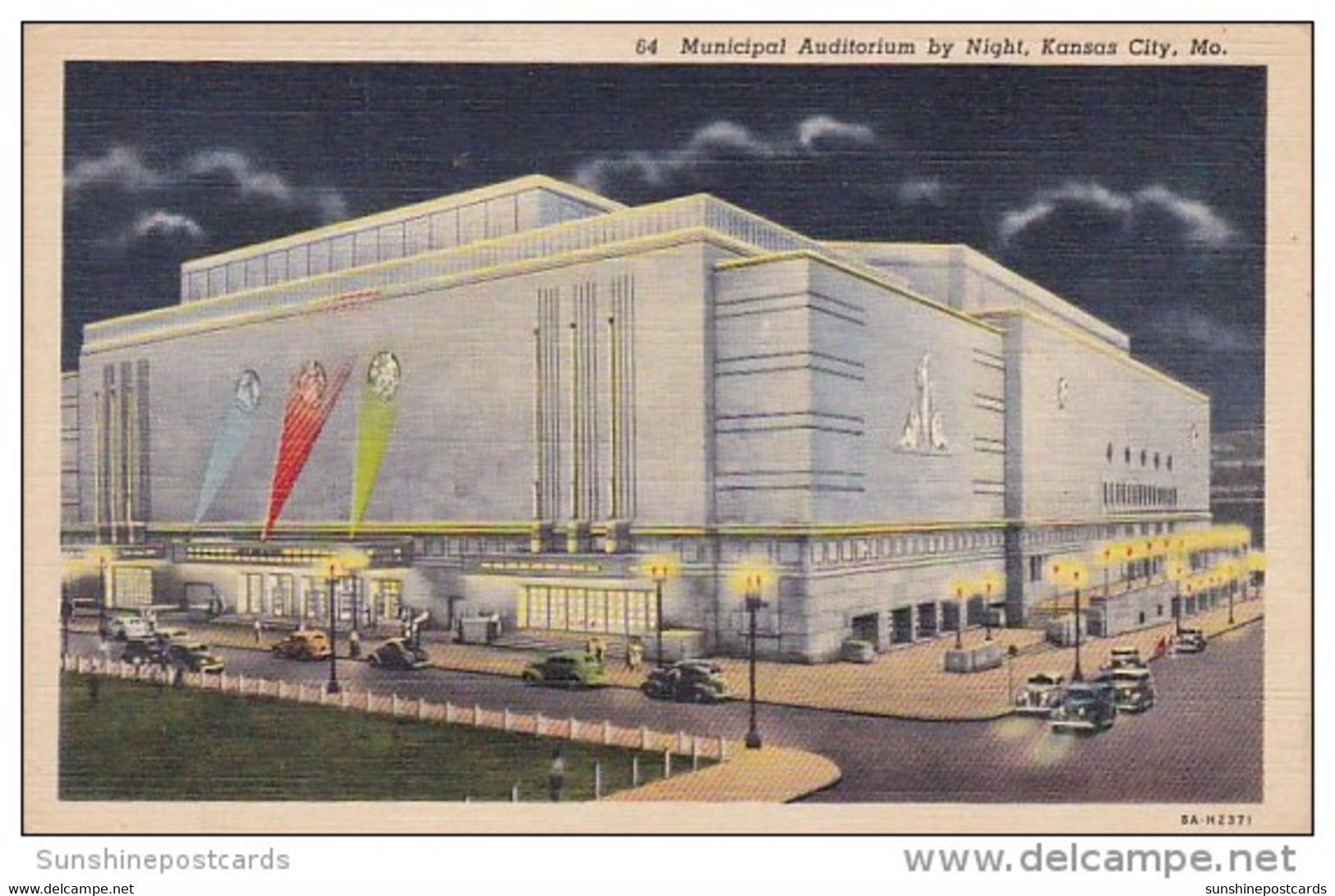 Municipal Auditorium By Night Kansas City Missouri - Kansas City – Missouri