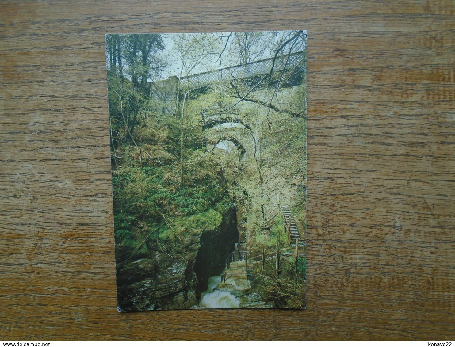 Royaume-uni , Pays-de-galles , Vevil's Bridge And Punch Bowl , Dyfed - Cardiganshire