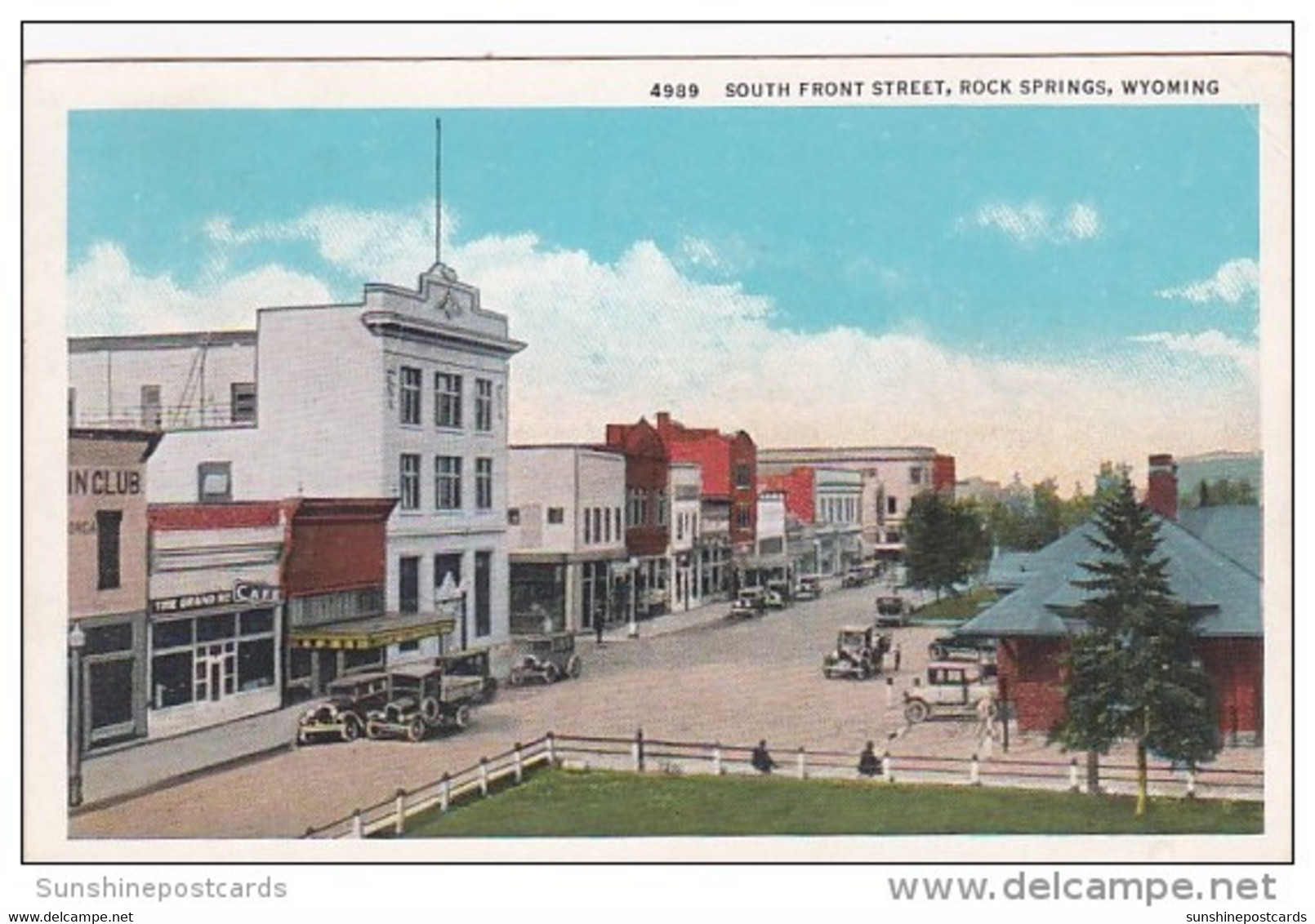 South Front Street Rock Springs Wyoming 1943 - Rock Springs