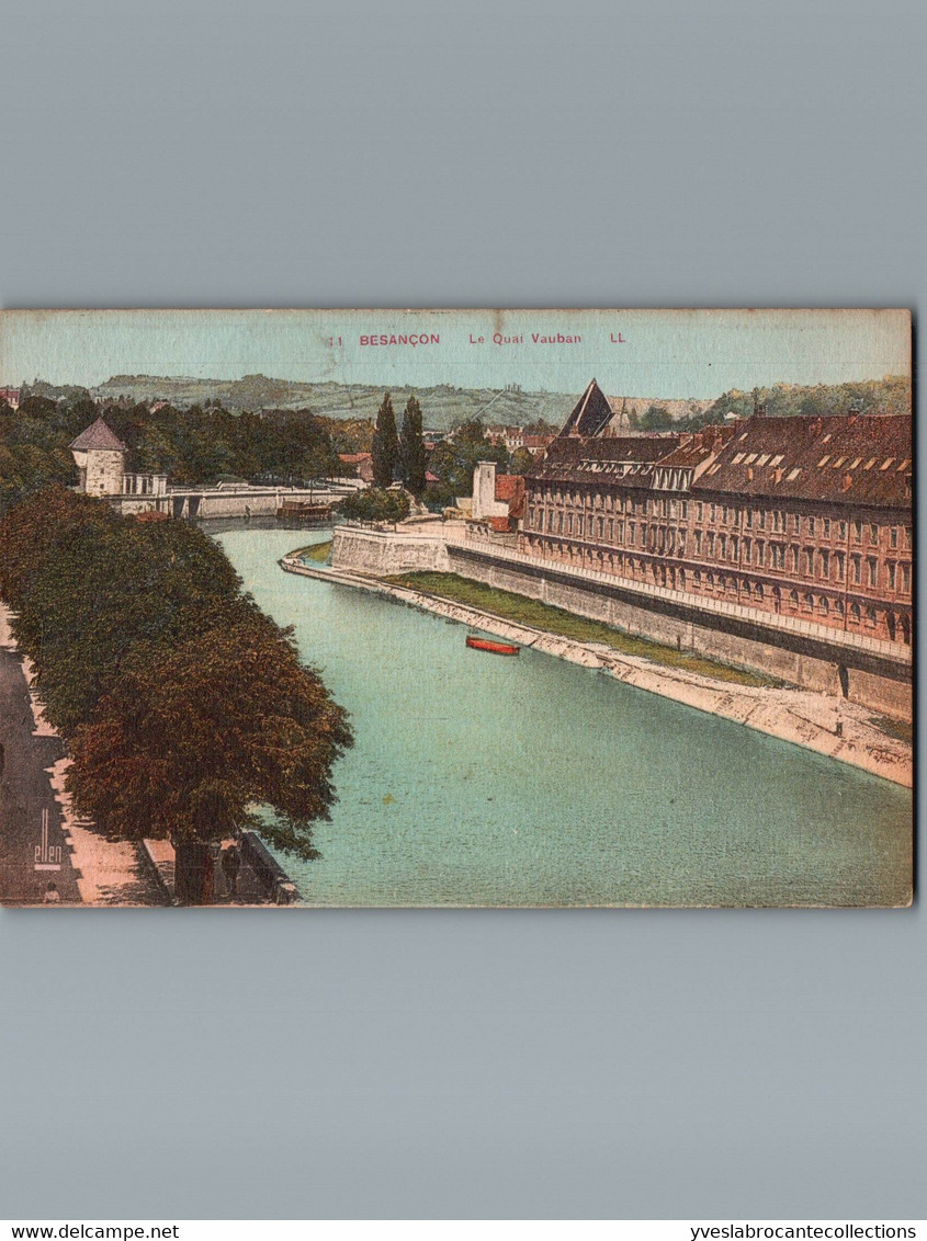 25 - Doubs - Besançon - Cpa  - Le Quai Vauban - Besancon