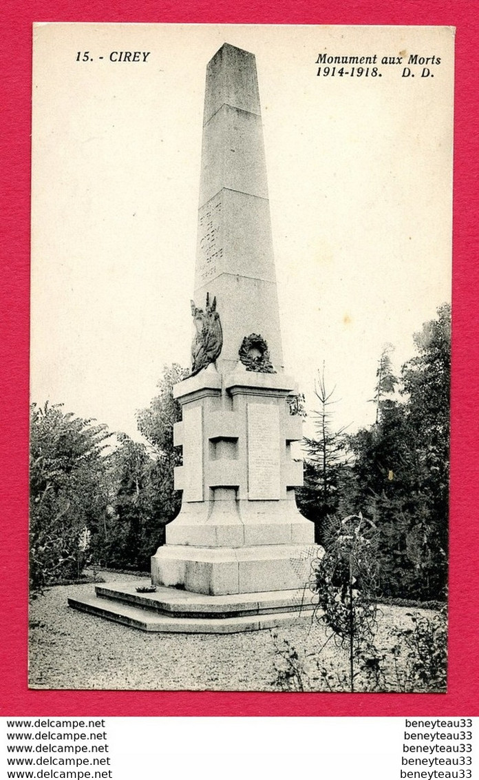 CPA (Réf : Y812) CIREY (70 HAUTE-SAÔNE) Monument Aux Morts 1914 -1918 - Autres & Non Classés