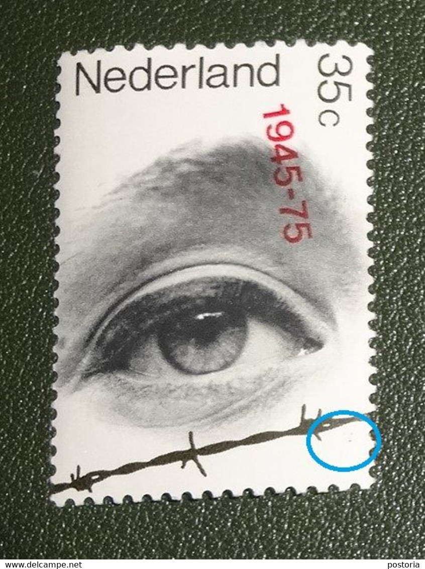 Nederland - MAST - 1072 PM2 - 1975 - Plaatfout - Postfris - Drie Puntjes Rechtsonder - Variétés Et Curiosités