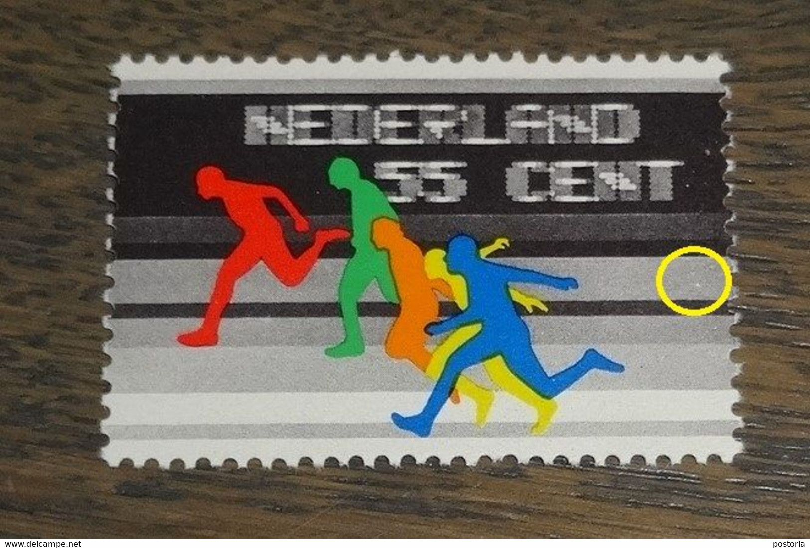 Nederland - MAST - 1093 PM2 - 1976 - Plaatfout - Postfris - Witte Punt Rechts Midden - Abarten Und Kuriositäten
