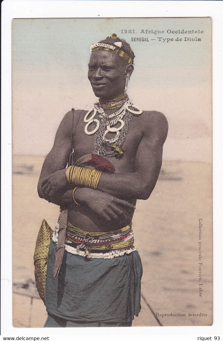 1281- Afrique Occidentale - SENEGAL - Type De Diola - Sénégal