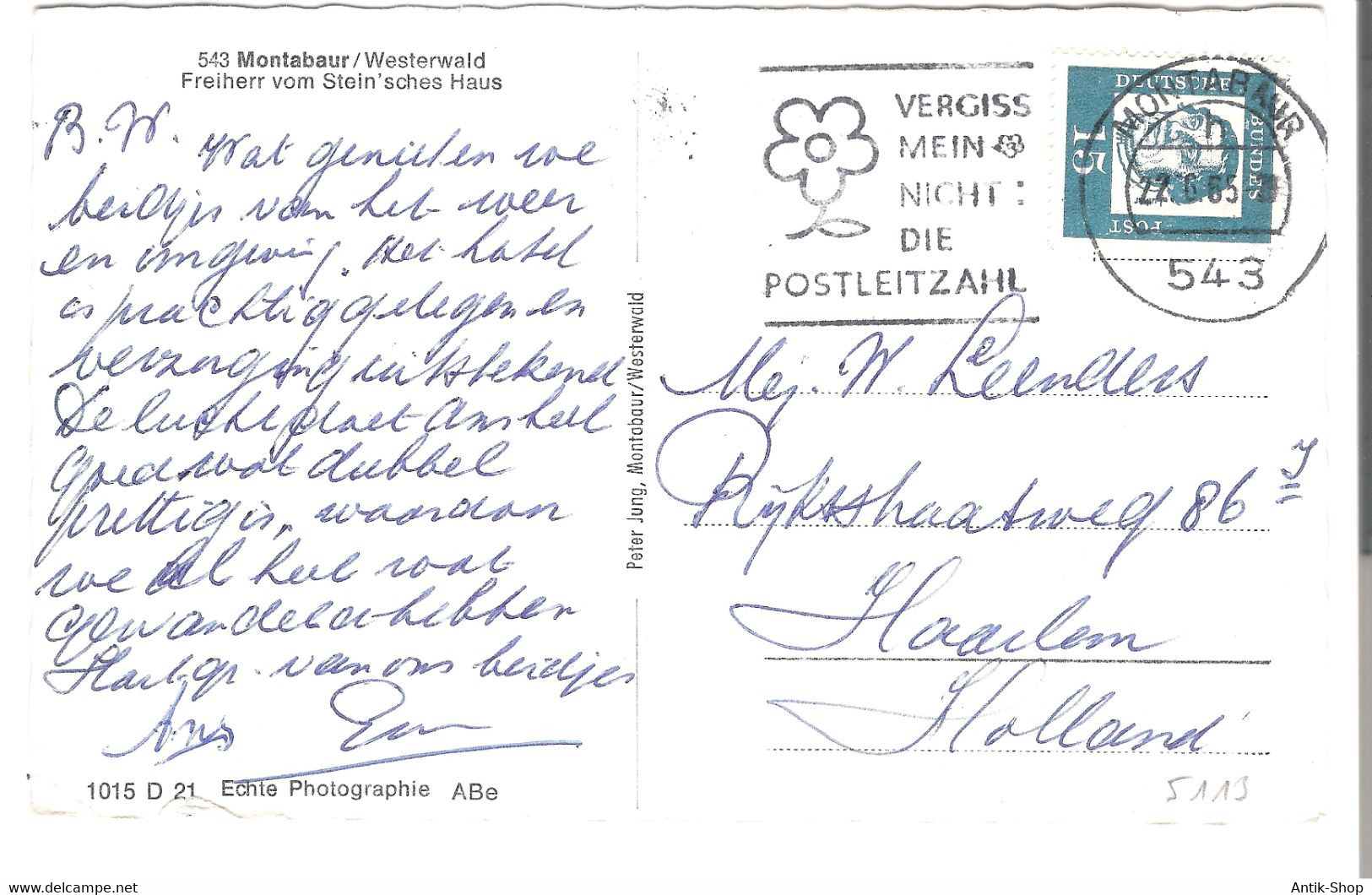 Montabaur - Freiherr Vom Stein'sches Haus Mit Geschäft V.1965 (5113) - Montabaur