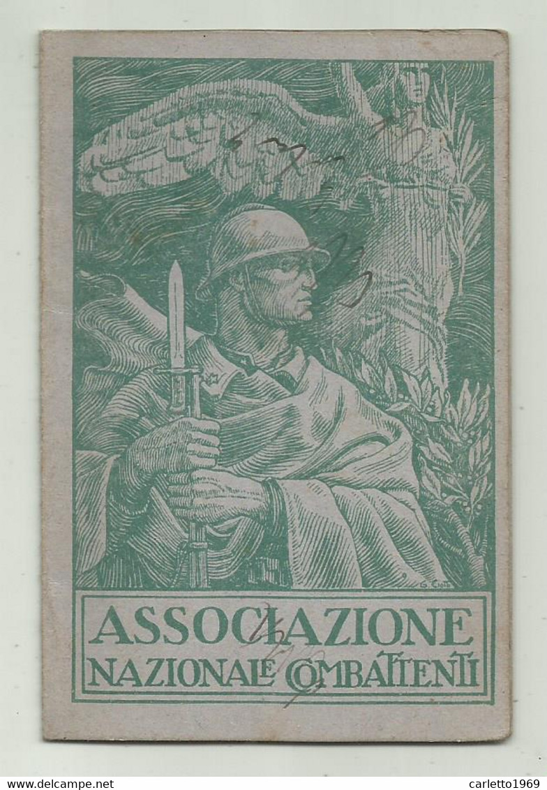 ASSOCIAZIONE NAZIONALE COMBATTENTI ANNO 1936  SEZIONE GENOVA SESTRI - Collezioni