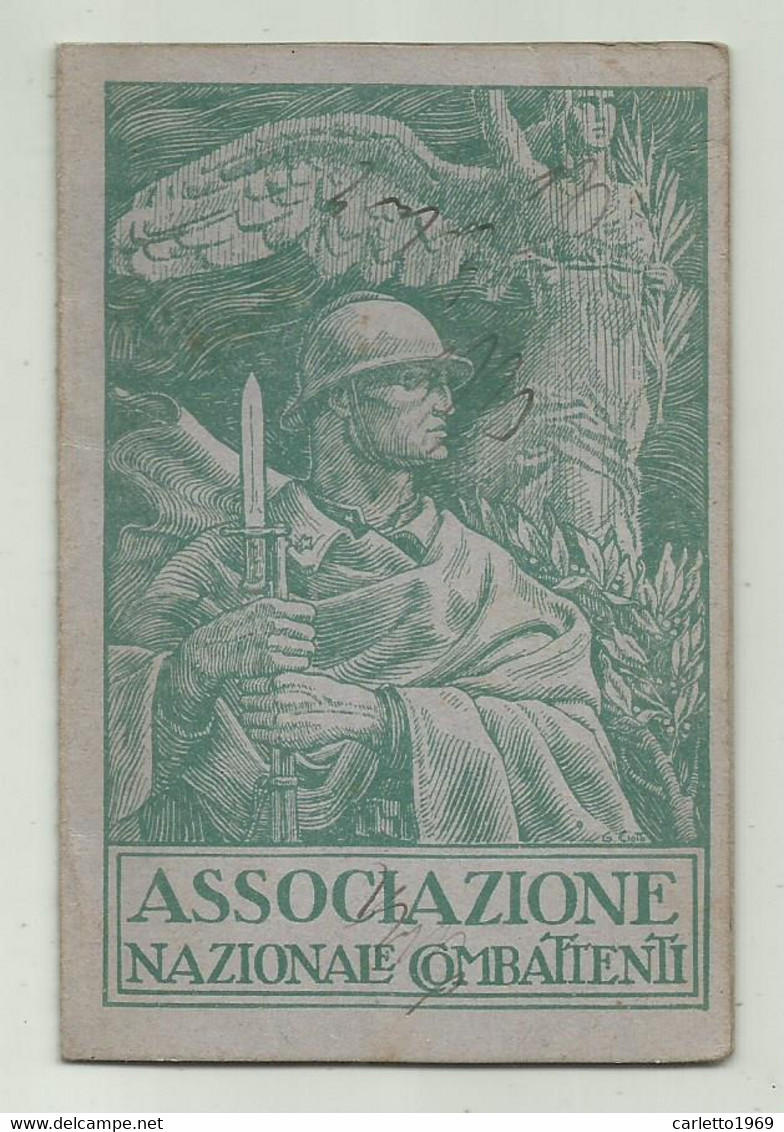 ASSOCIAZIONE NAZIONALE COMBATTENTI ANNO 1936  SEZIONE GENOVA SESTRI - Verzamelingen