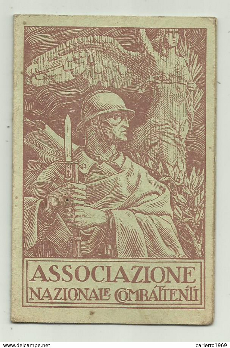 ASSOCIAZIONE NAZIONALE COMBATTENTI ANNO 1933 SEZIONE GENOVA SESTRI - Collezioni