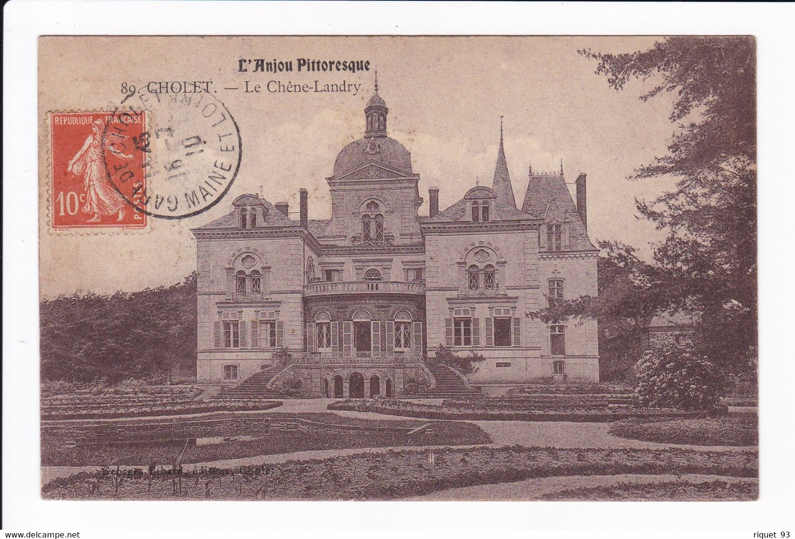 89 - CHOLET - Le Chêne Landry (château) - Cholet
