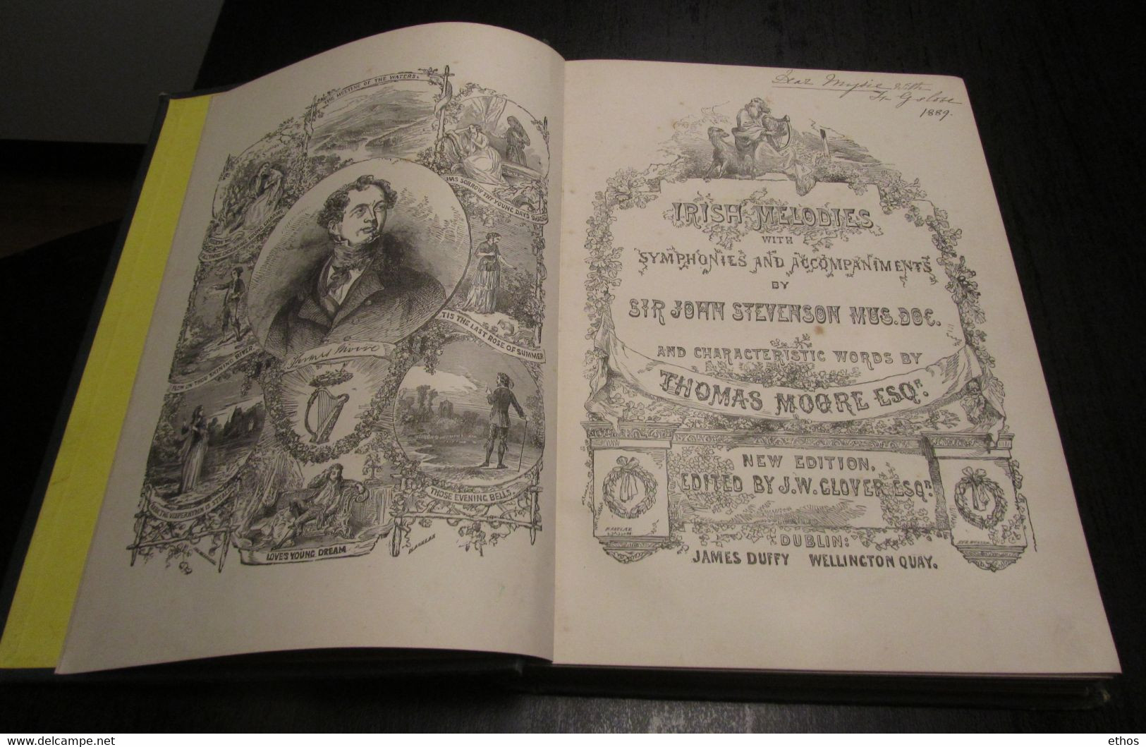 Mélodies Irlandaises Avec Symphonies... Par Sir John Stevenson...Edition 1859. - Altri & Non Classificati