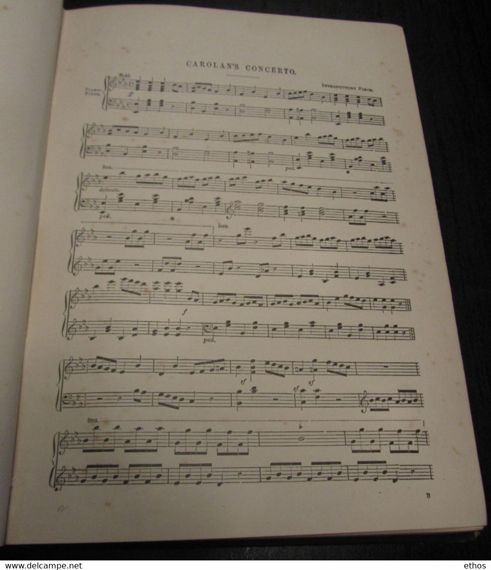 Mélodies irlandaises avec Symphonies... Par Sir John Stevenson...Edition 1859.