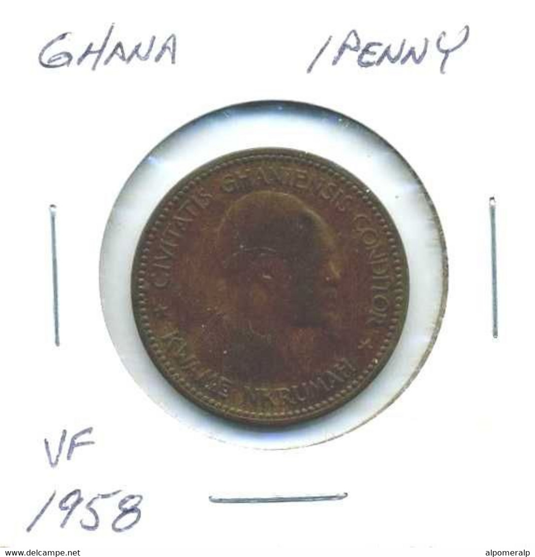 Ghana 1958 - 1 Penny - Ghana