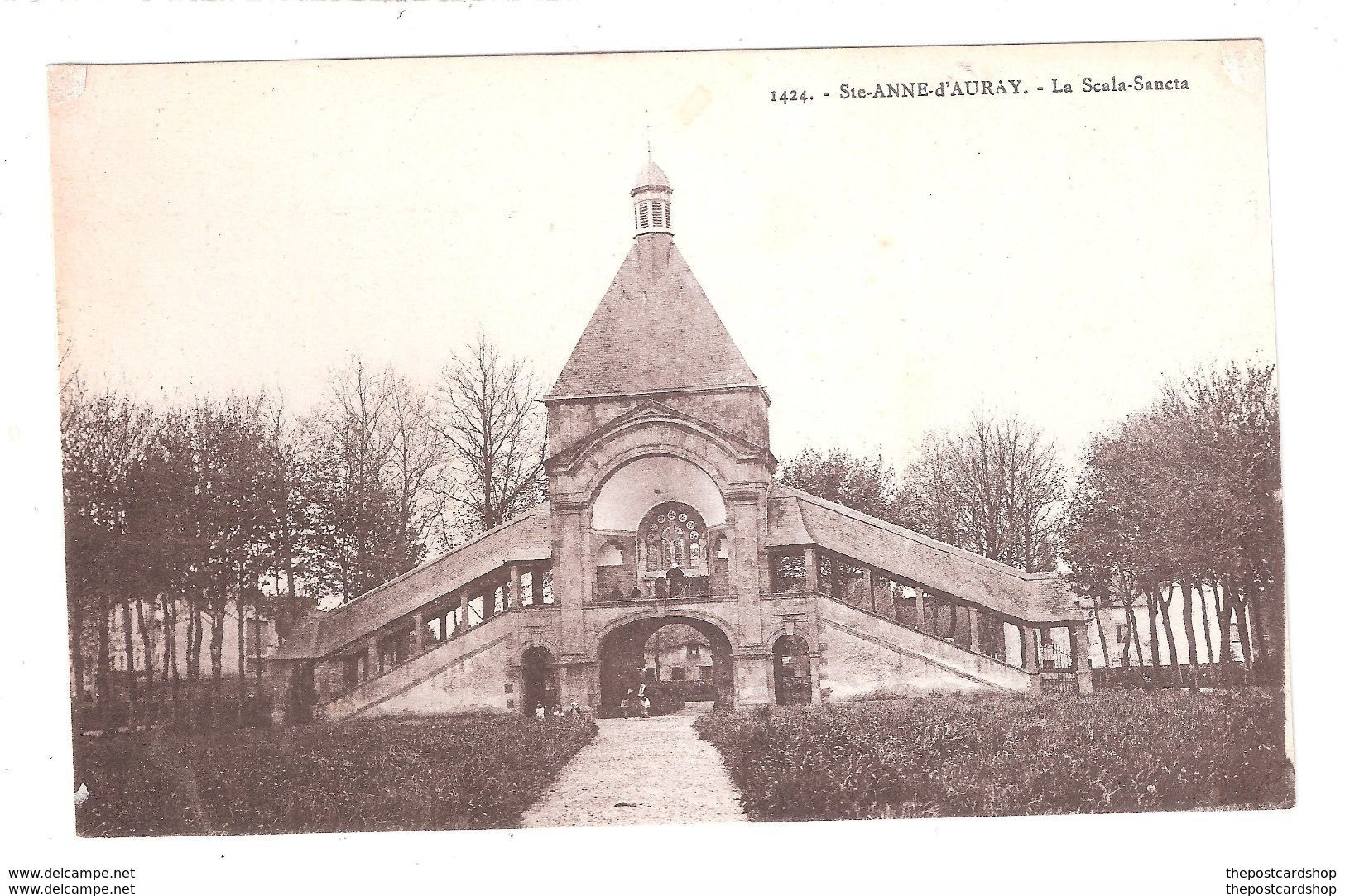 CPA 56 Ste-Anne-D'Auray La Scala Sancta (animée) Achatez Immédiat - Sainte Anne D'Auray