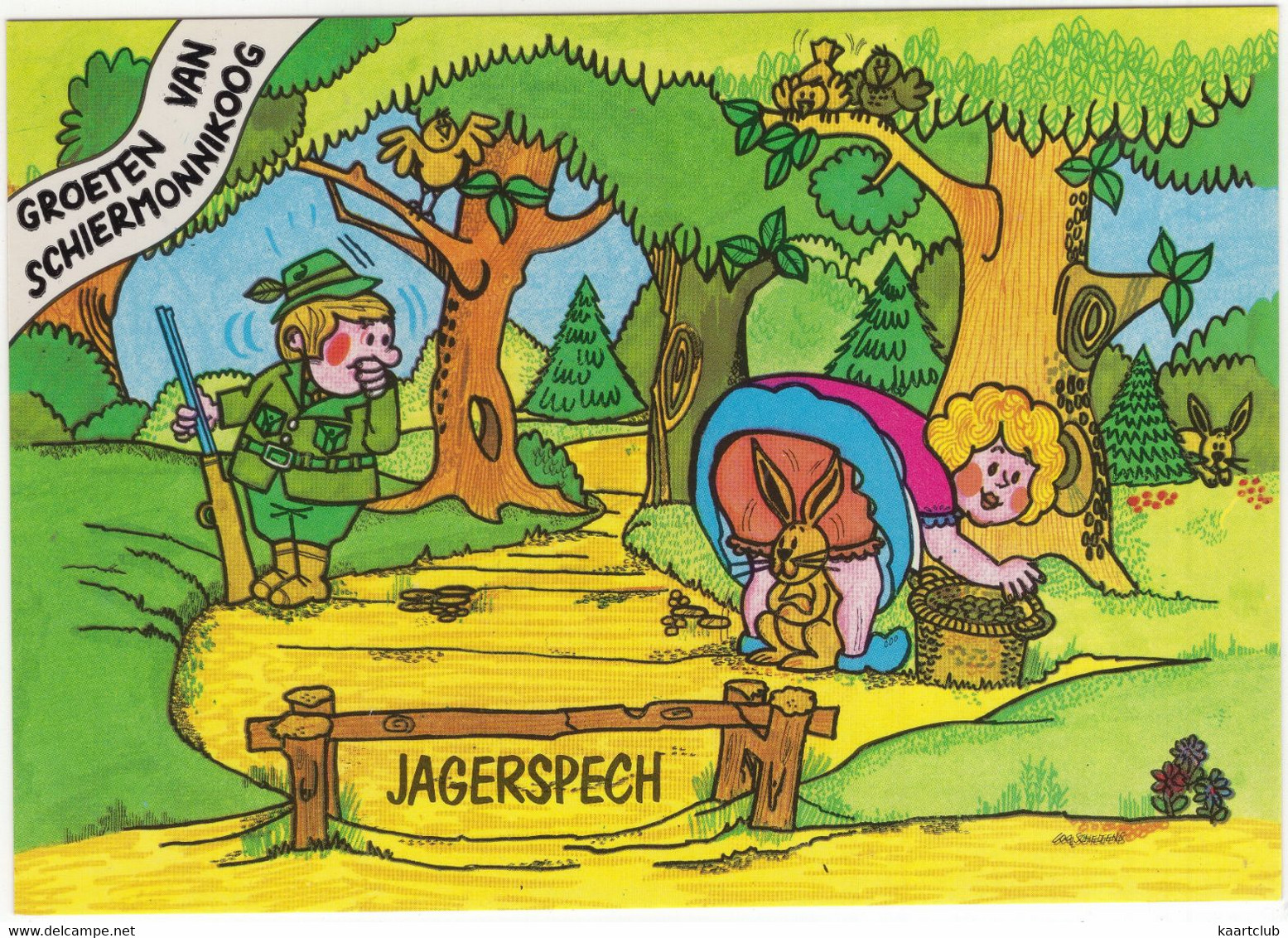 Schiermonnikoog - Jagerspech -  (Nederland/Holland) - Nr. 757 - (Coq Scheltens) - Schiermonnikoog