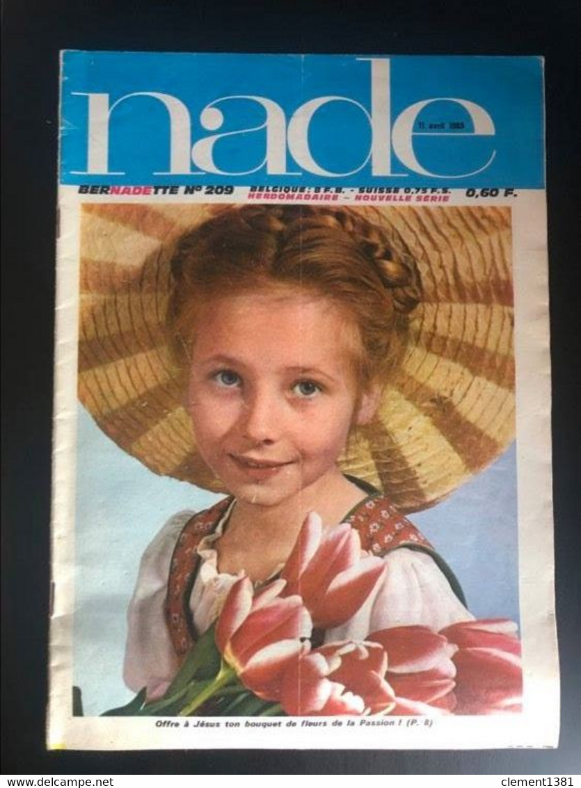 Bernadette Nade Magazine BD Jeunesse N°209 Avril 1965 - Bernadette