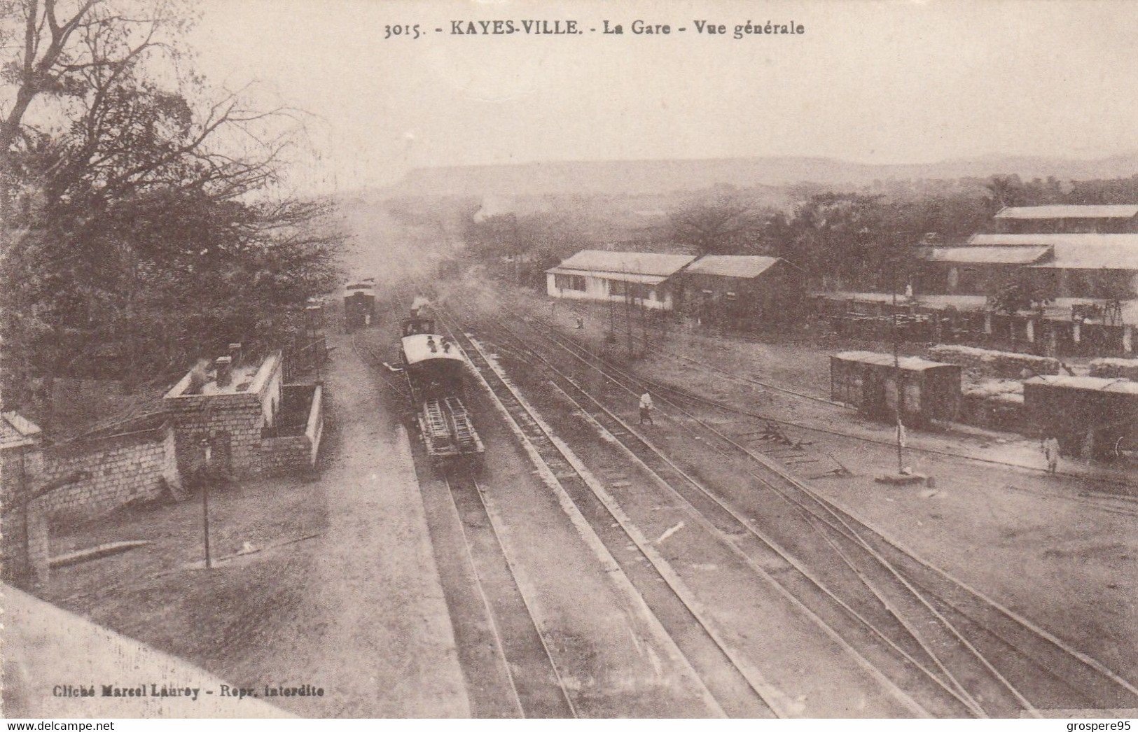 KAYES VILLE LA GARE VUE GENERALE - Malí