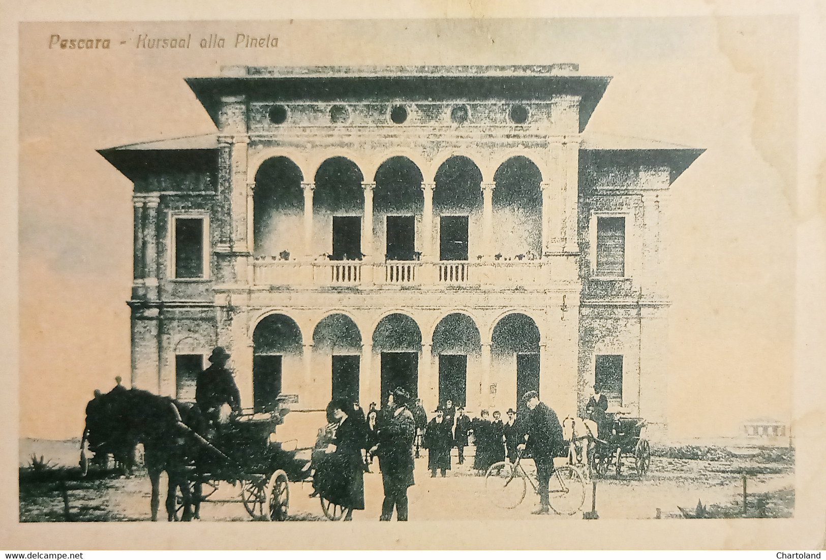 Cartolina - Pescara - Kursaal Alla Pineta  - 1910 Ca. - Pescara