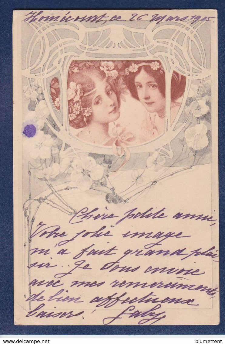 CPA MM Vienne N° 161 Art Nouveau Viennoise Illustrateur Femme Women Circulé - Vienne