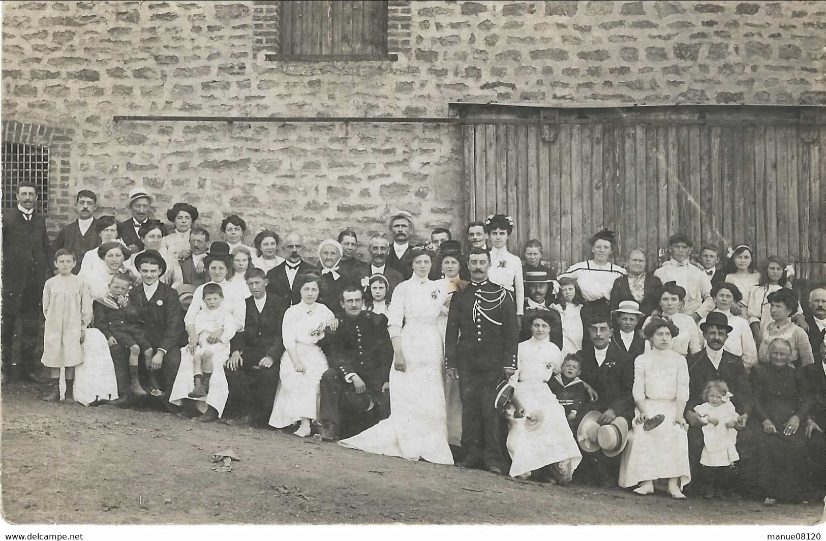 Blagny Mariage Carte Photo No 2 - Other & Unclassified