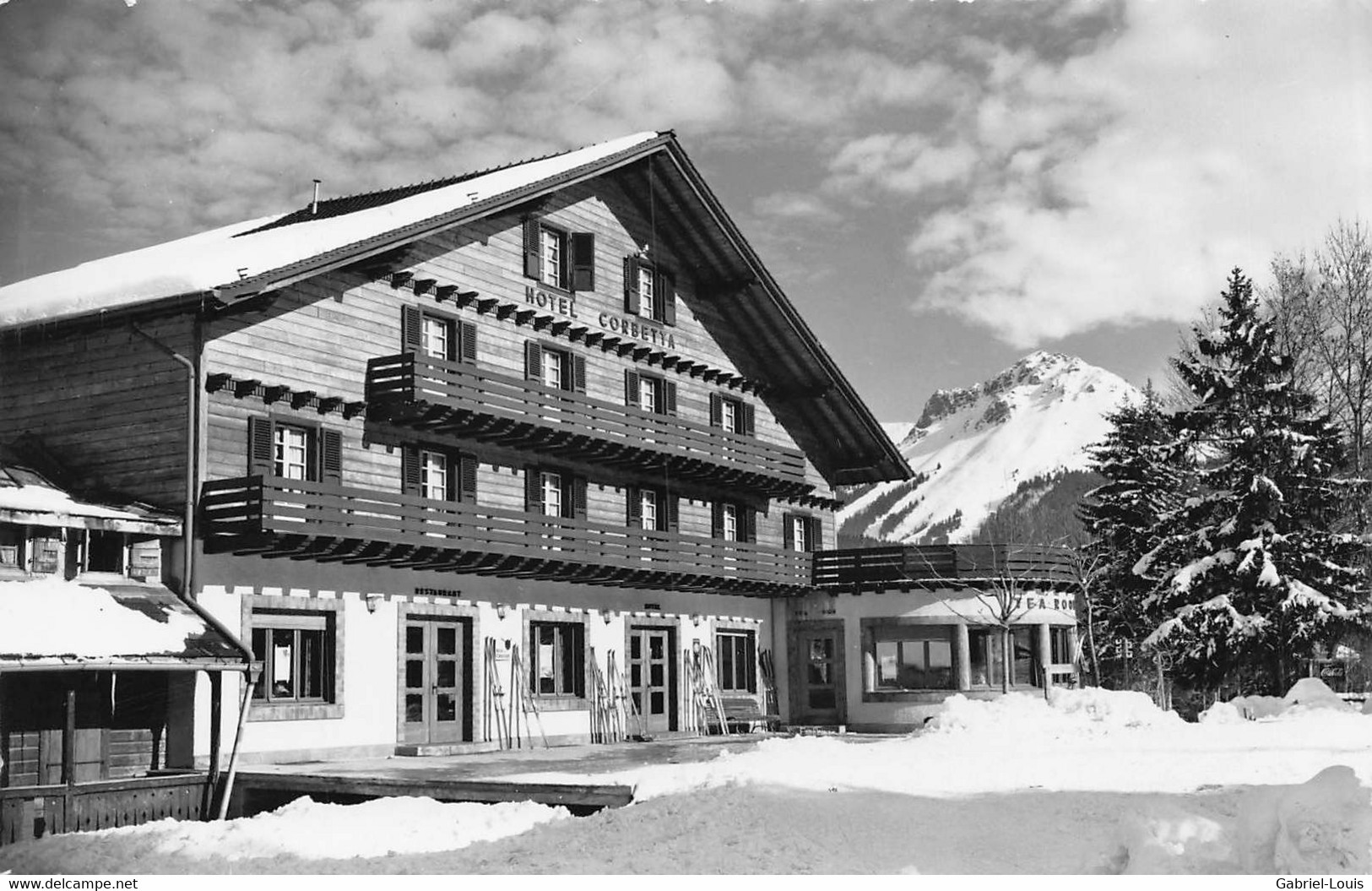 Les Paccots S Châtel St Denis Hôtel Corbetta En Hiver - Châtel-Saint-Denis