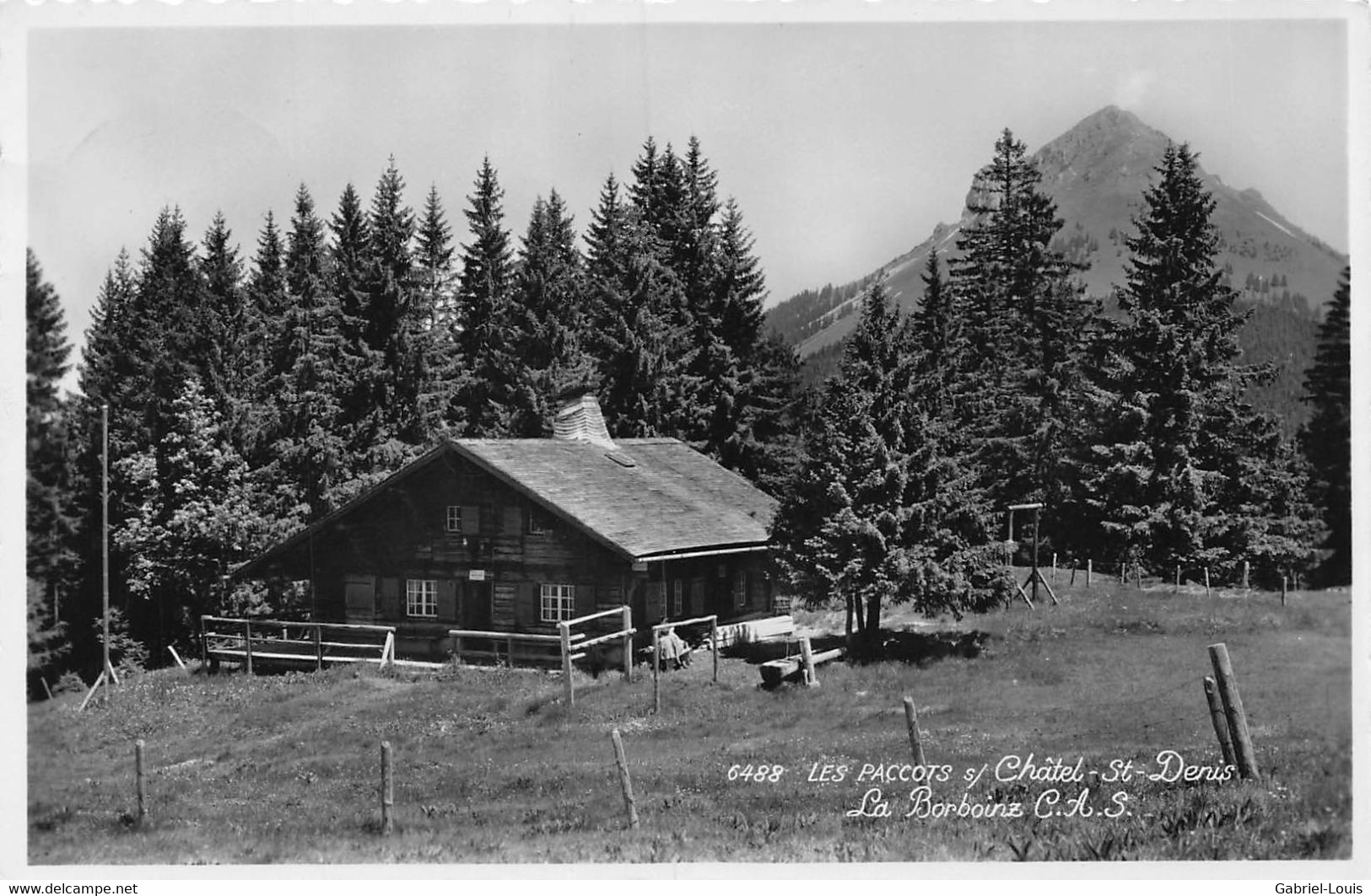 Les Paccots S Châtel St Denis La Borboinz C.A.S. - Cabane Hütte - Châtel-Saint-Denis