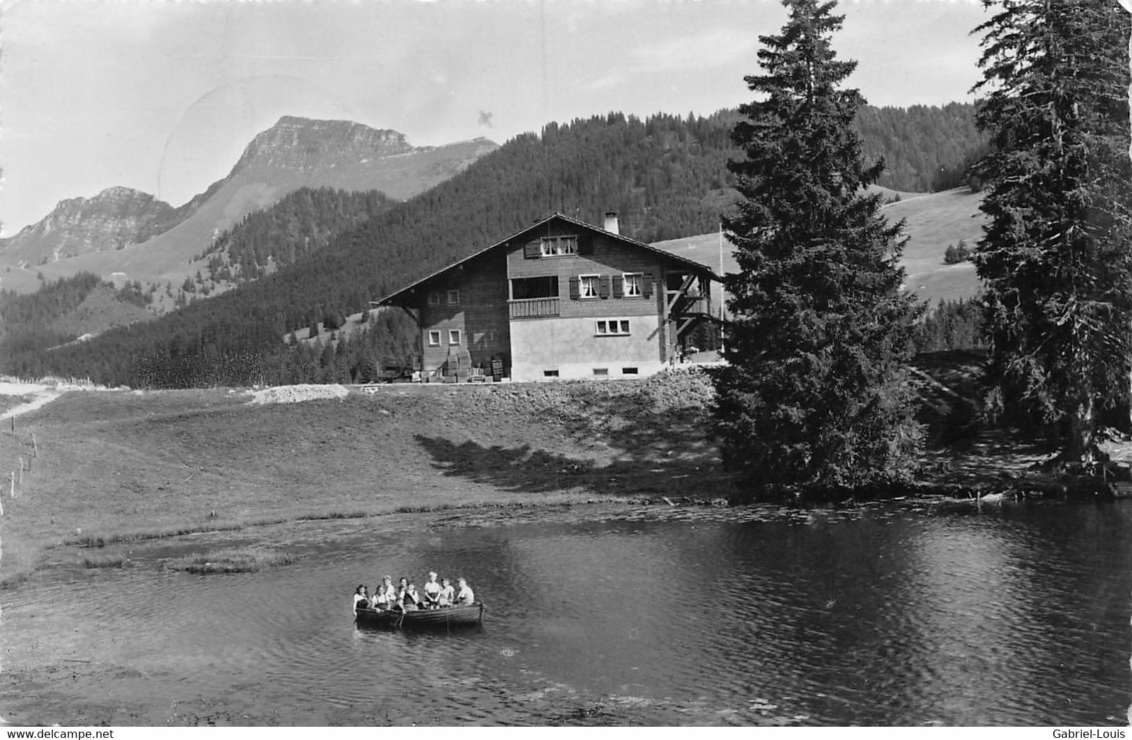 Les Paccots S Châtel St Denis Auberge Du Lac Des Joncs - Barque - Châtel-Saint-Denis