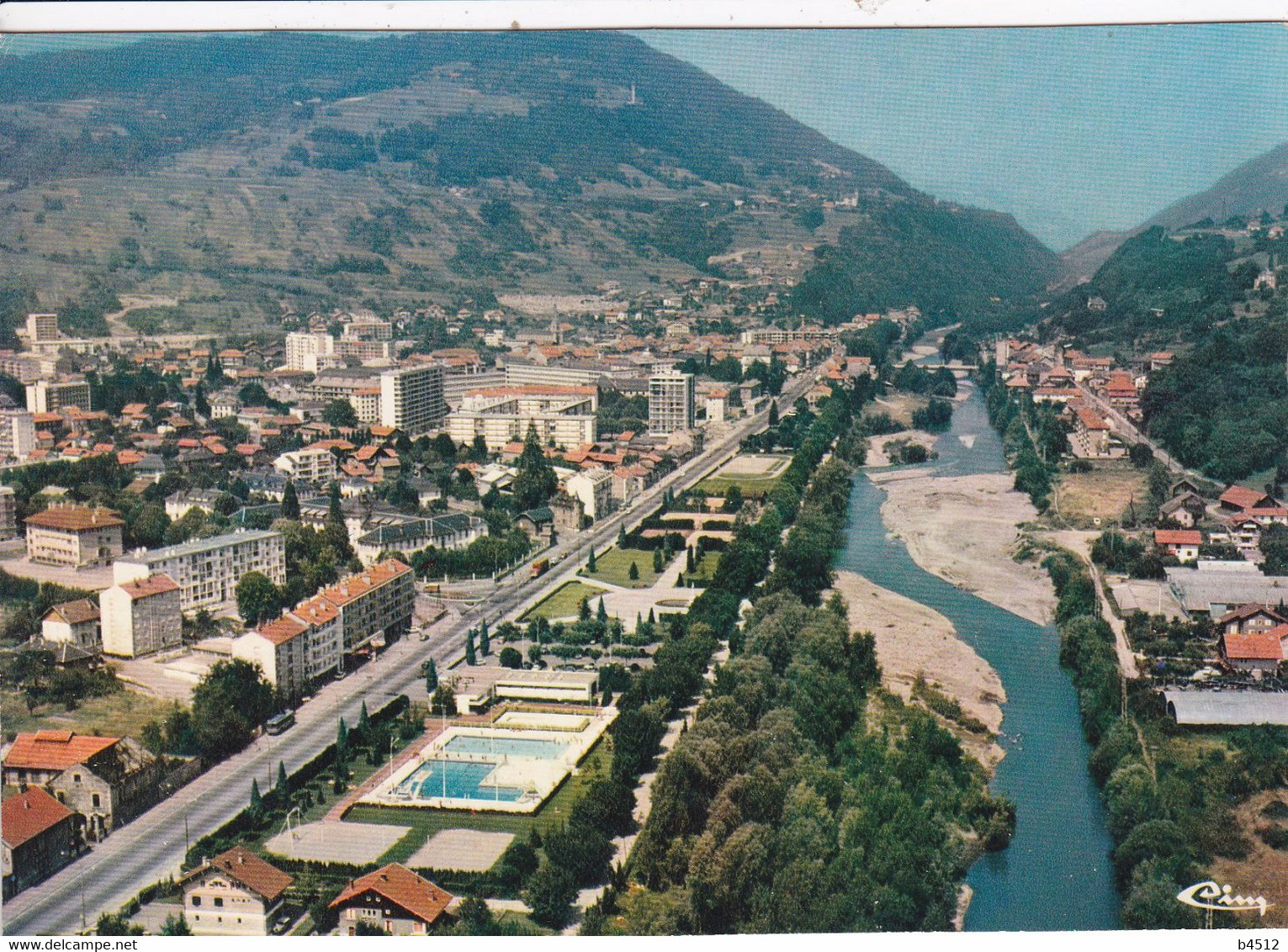 73 ALBERVILLE 1971 Vue Générale Aérienne , Avenue Des Chasseurs Alpins - Albertville