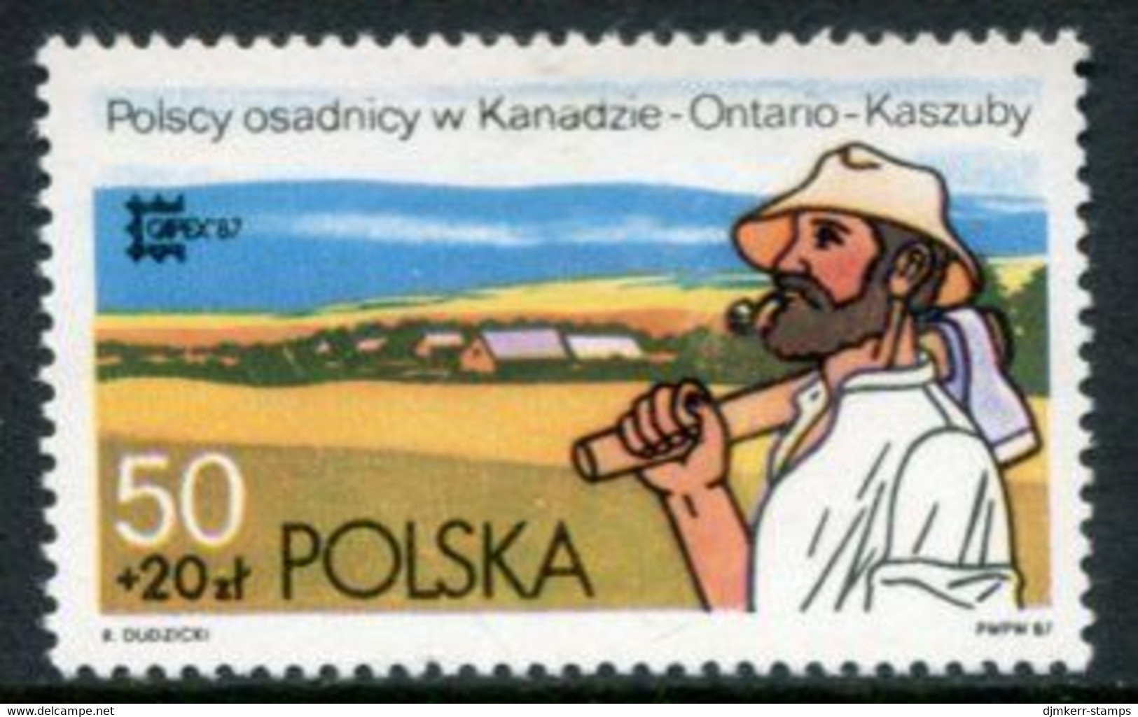 POLAND 1987 CAPEX Stamp Exhibition MNH / **.  Michel 3102 - Neufs