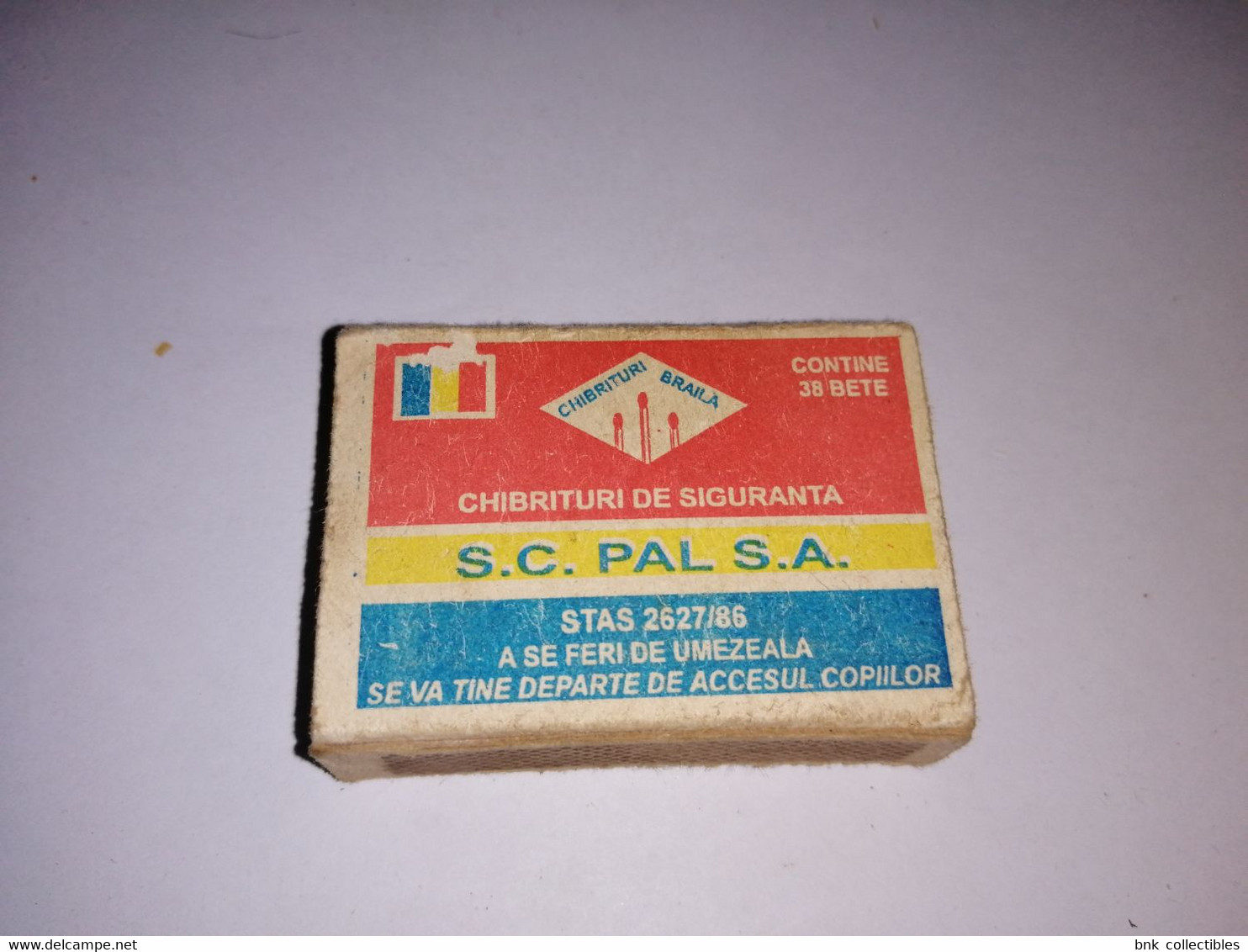 Romania Old Matchbox - SC Pal SA Braila - Zündholzschachteln