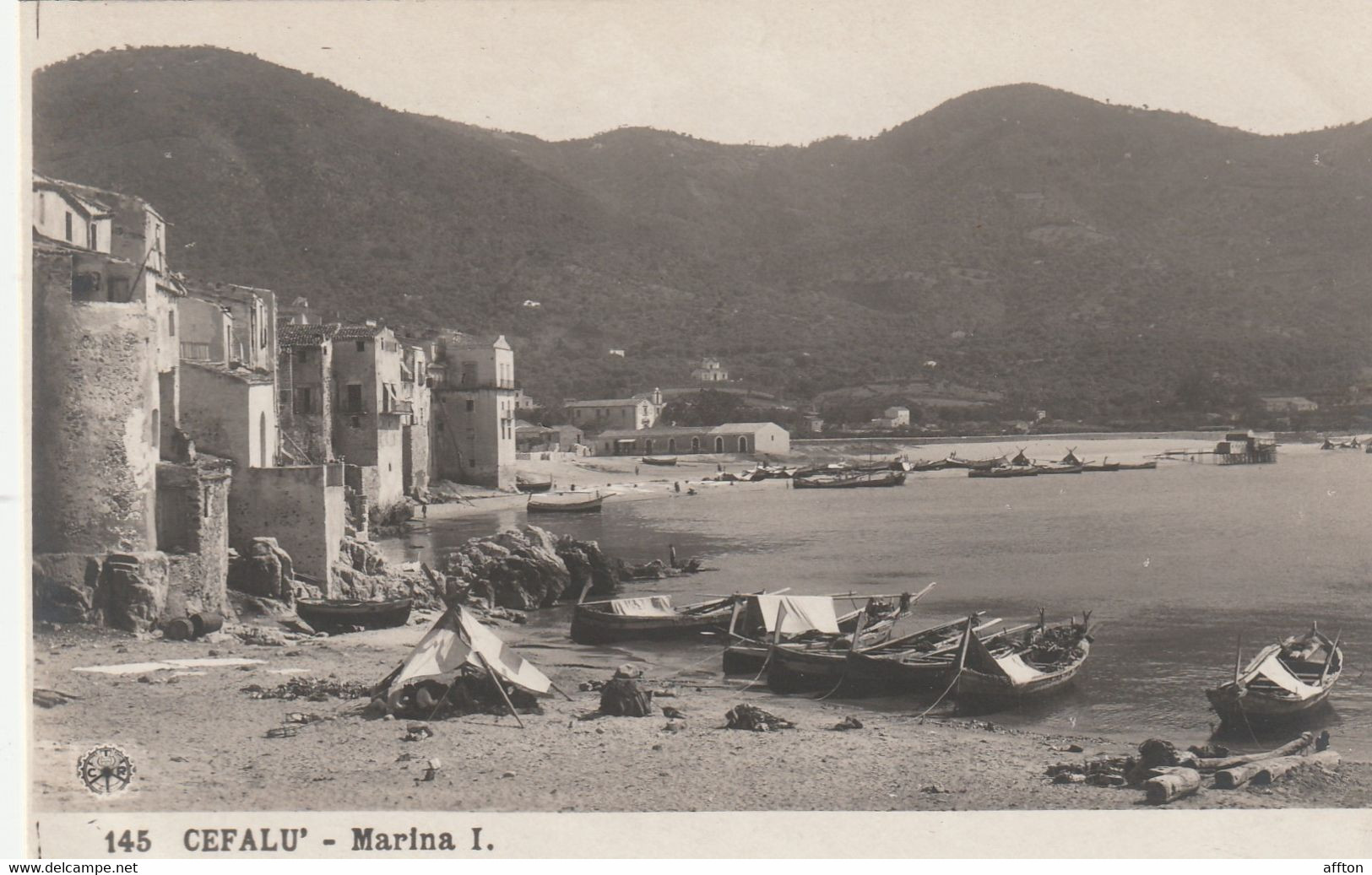 Cefalu Italy Old Postcard - Andere & Zonder Classificatie