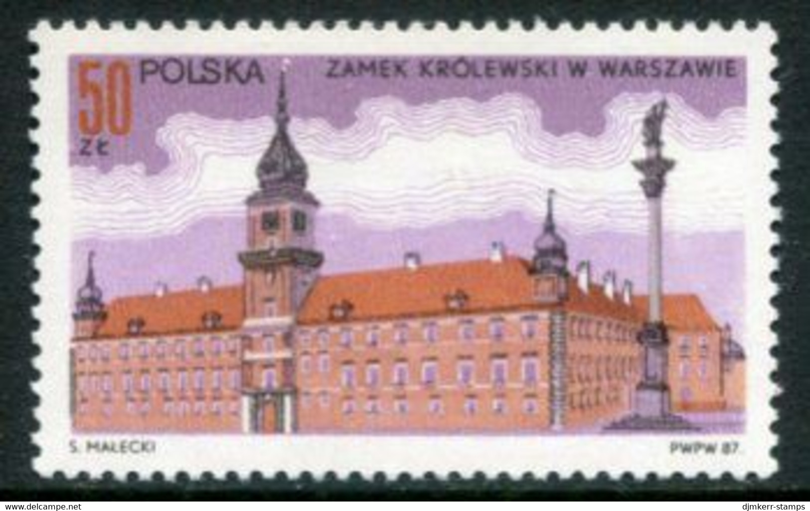 POLAND 1987 Royal Palace  MNH / **.  Michel 3098 - Ongebruikt