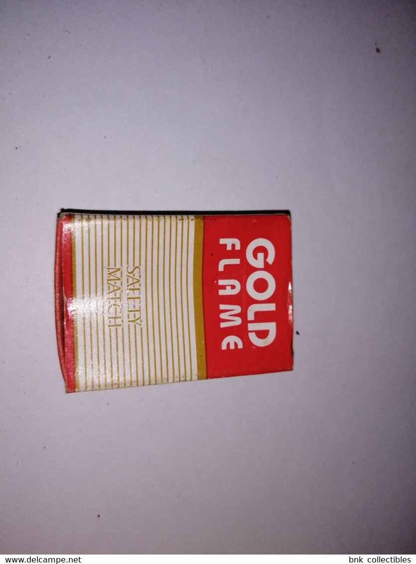 Old Matchbox - Gold Flame - Pakistan - Zündholzschachteln