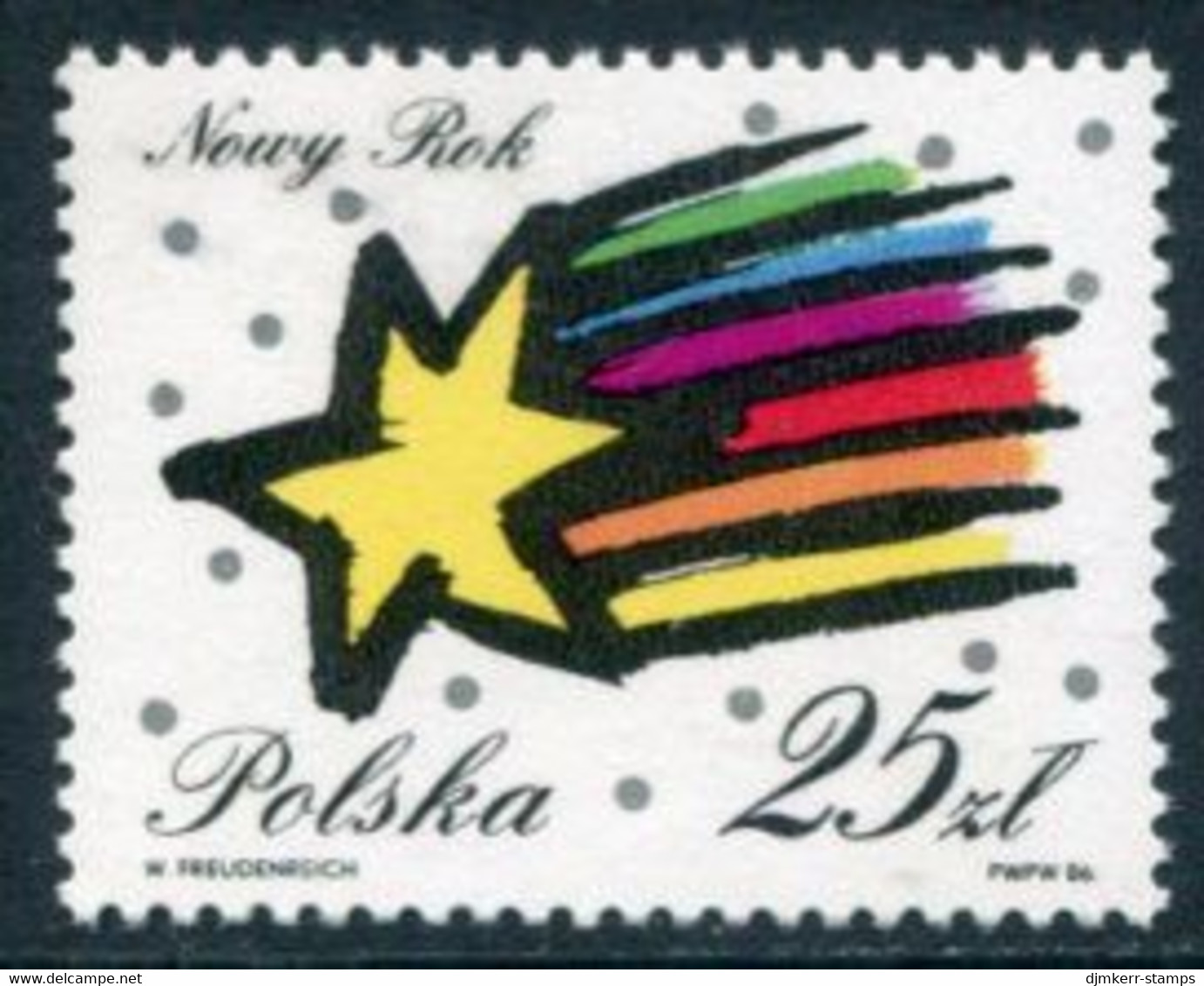 POLAND 1986 New Year MNH / **.  Michel 3068 - Ongebruikt