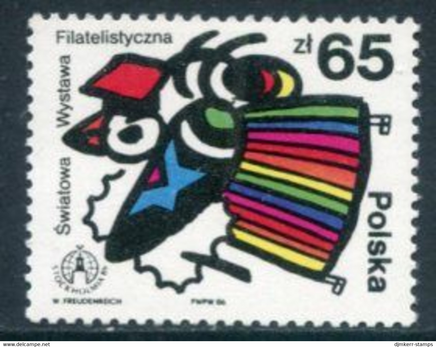 POLAND 1986 STOCKHOLMIA Philatelic Exhibition MNH / **.  Michel 3048 - Unused Stamps