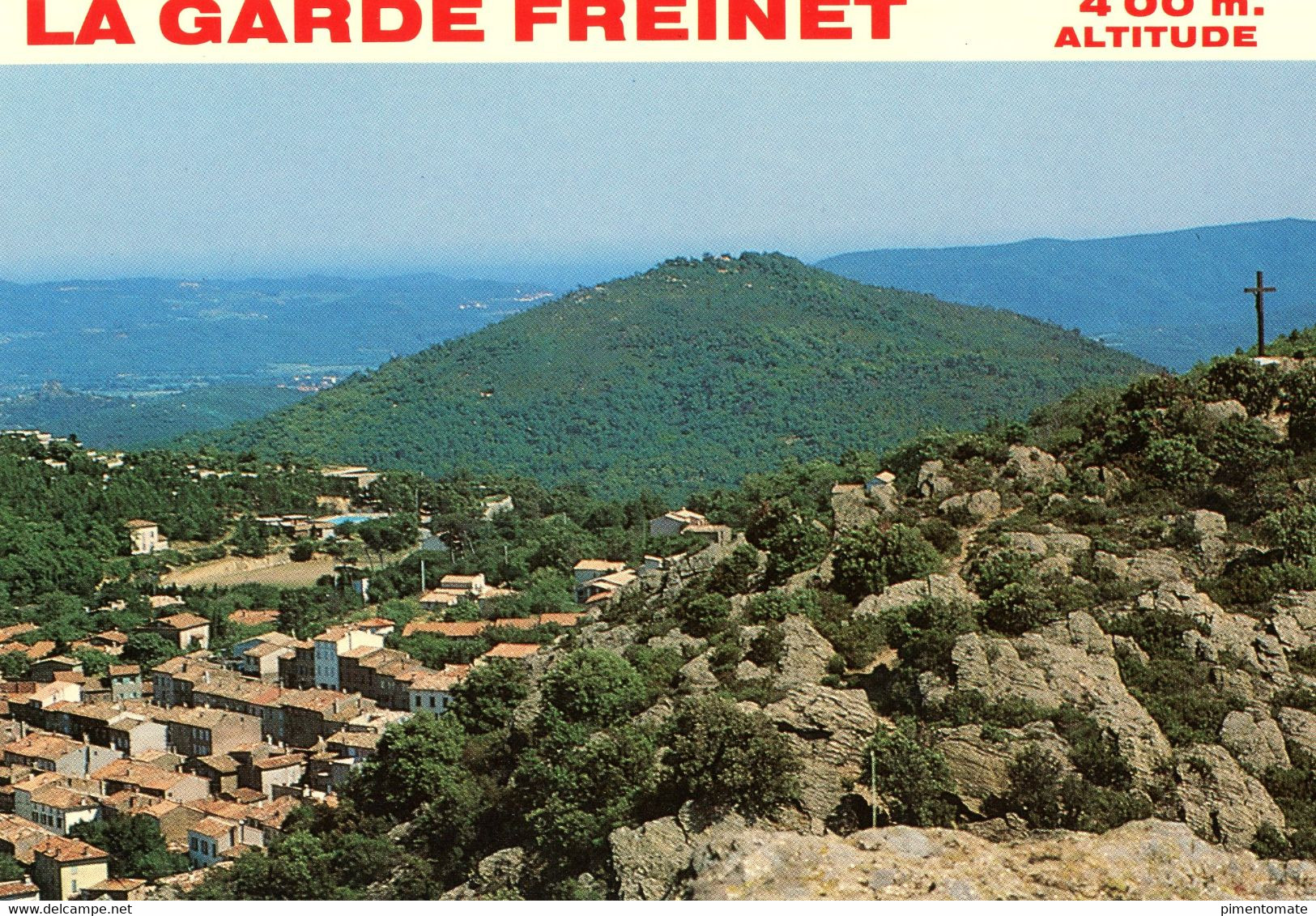 LA GARDE FREINET VUE GENERALE AU CENTRE NOTRE DAME DE MIREMER 1987 - La Garde Freinet