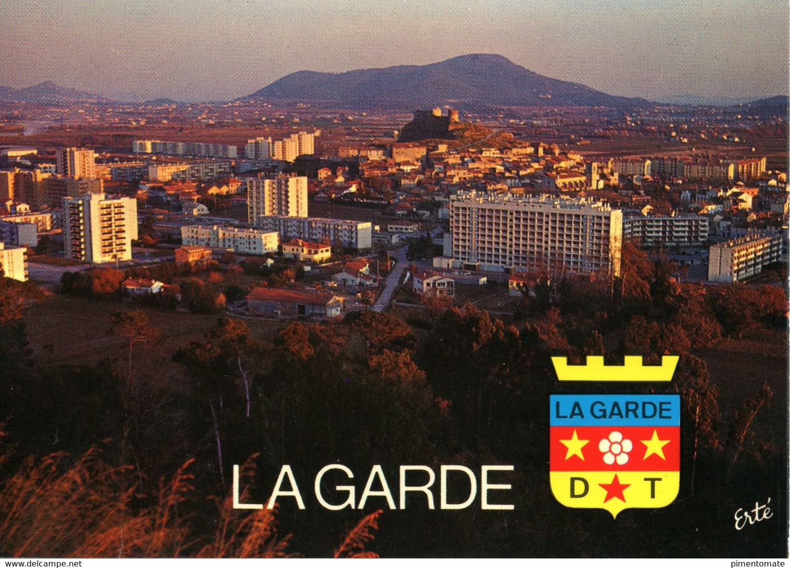 LA GARDE  VUE GENERALE 1977 - La Garde