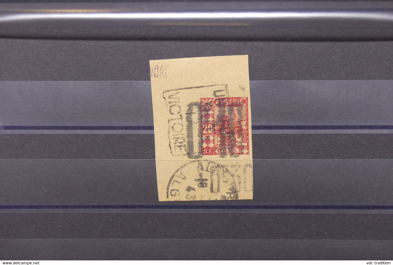 ALGÉRIE - Découpe D'entier Postal Surchargé En 1943 -  L 104355 - Used Stamps