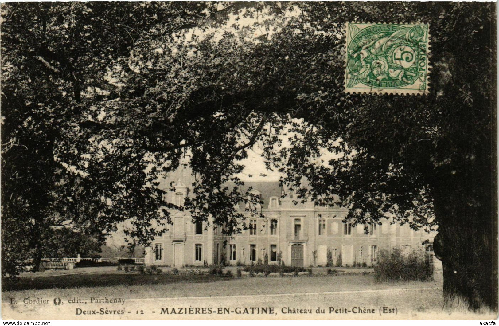 CPA AK MAZIERES En Gatine - Chateau Du Petit Chene (472506) - Mazieres En Gatine