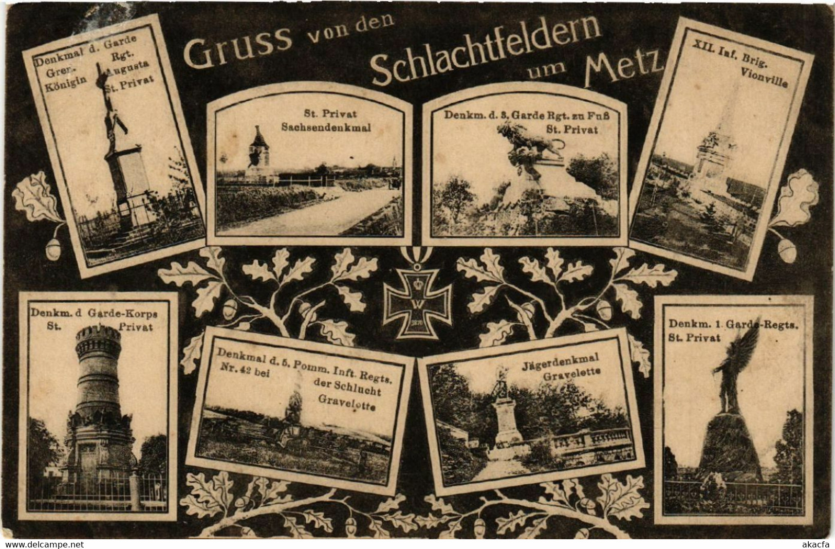 CPA AK Gruss Von Den Schlachtfeldern Um METZ (473908) - Metz Campagne