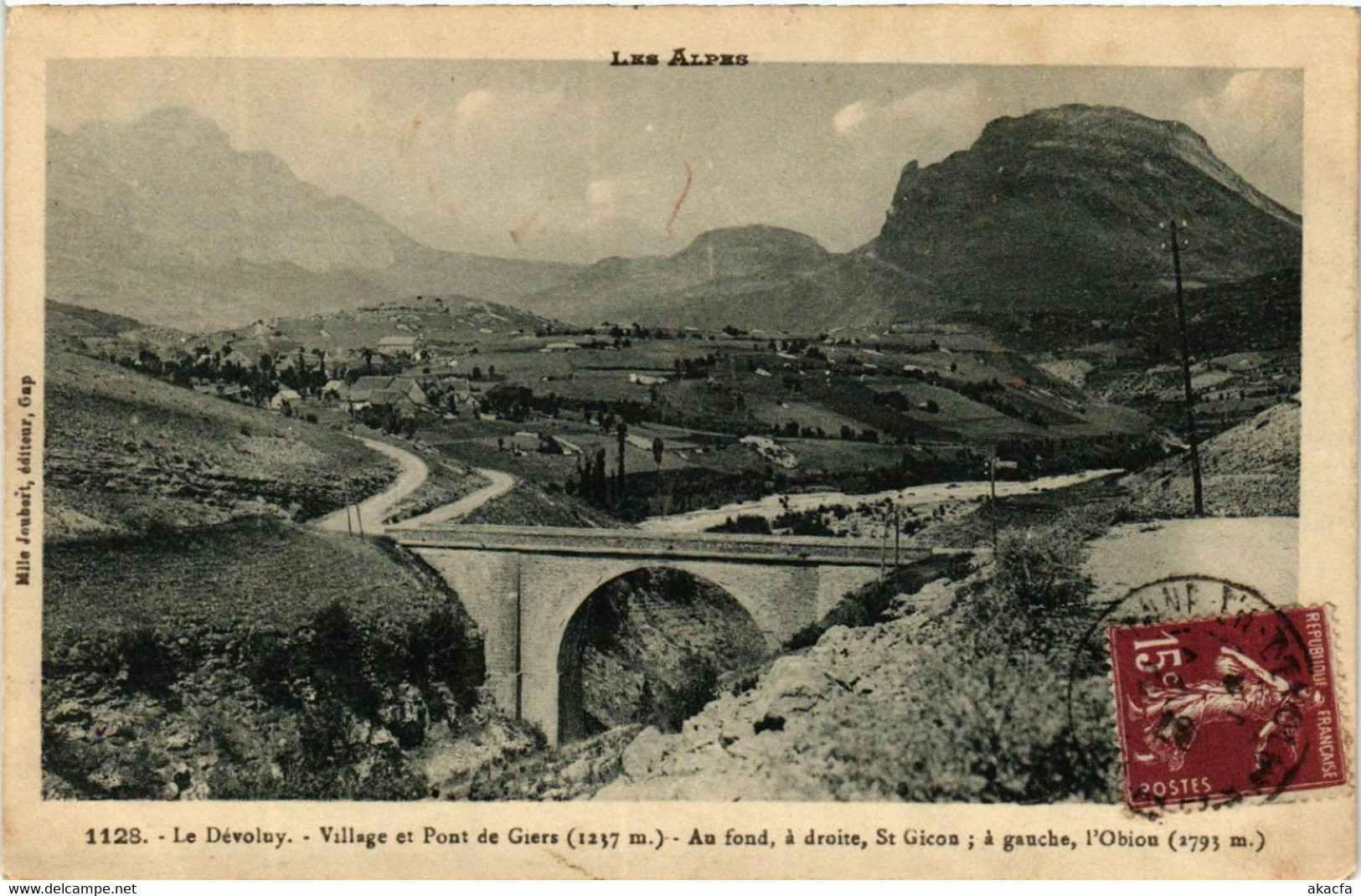 CPA AK Le DEVOLUY - Village Et Pont De Giers (472987) - Saint Etienne En Devoluy