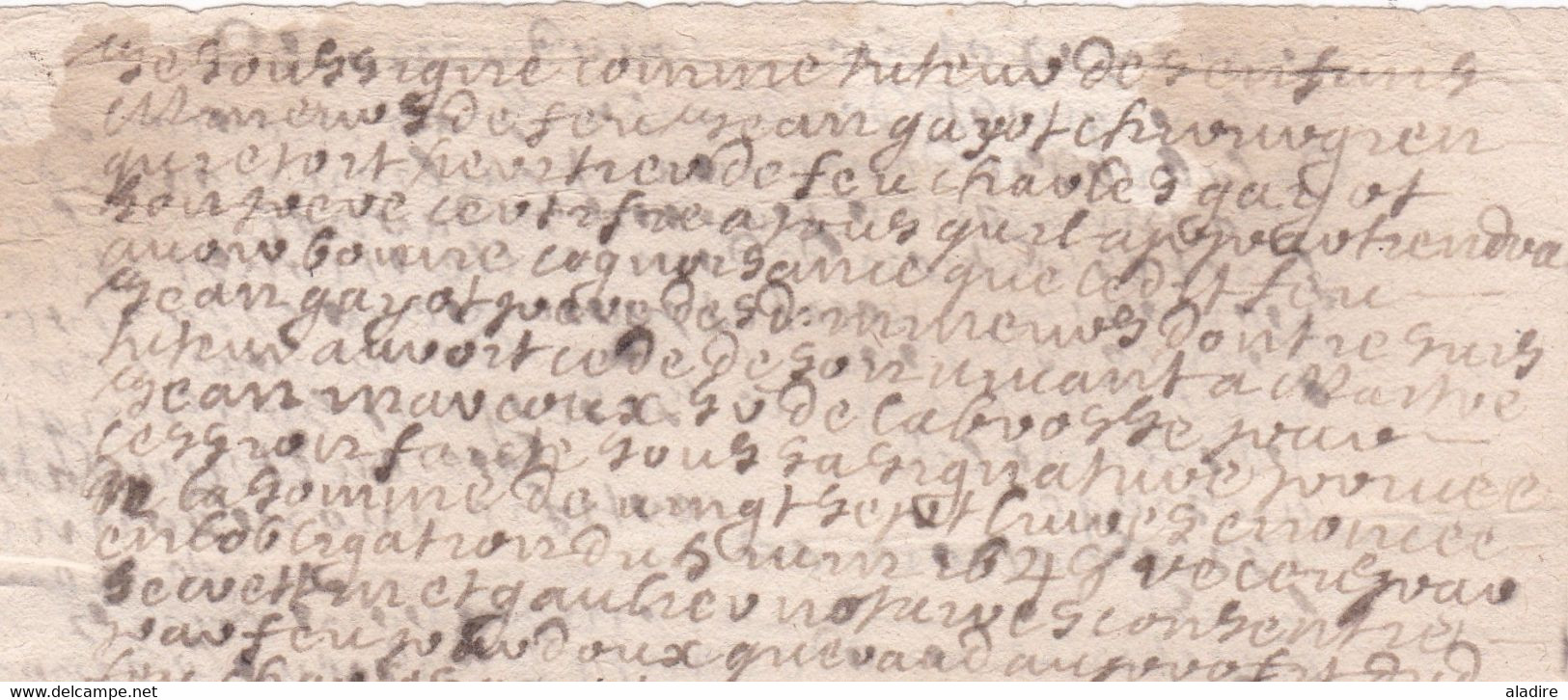 1747 -  Contrat De Location  - Mentions De François Moreau - Pierre Delanaud - 2 Pages - Règne De  Louis XV - Manuscripts