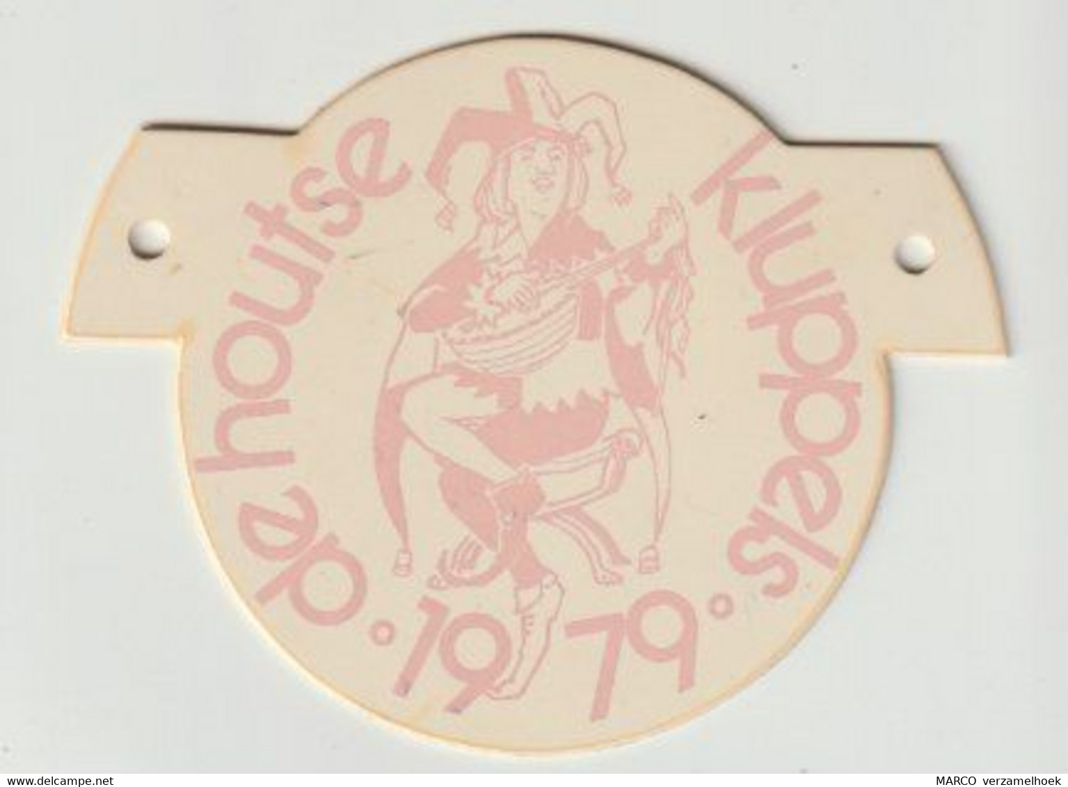 Medaille Carnaval-karnaval Cv De Houtse Kluppels 1979 Mierlo-hout - Helmond (NL) - Fasching & Karneval