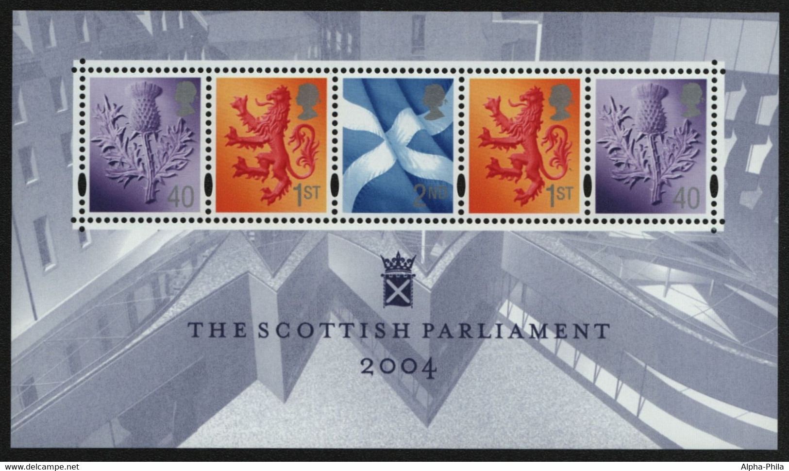 Großbritannien - Schottland 2004 - Mi-Nr. Block 1 ** - MNH - Parlamentsgebäude - Scotland