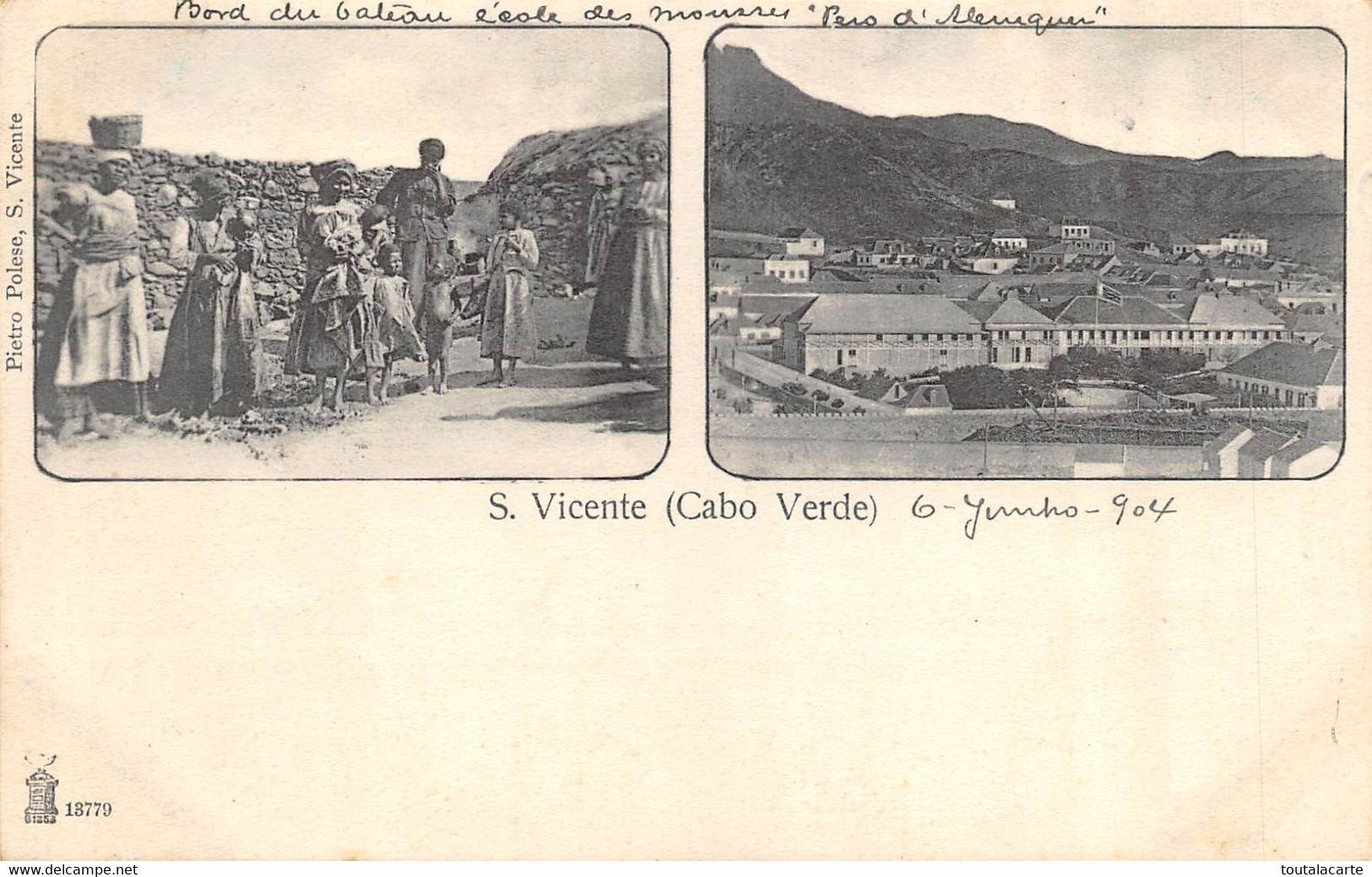 CPA CAP VERT CABO VERDE S. VICENTE   1904 - Cap Vert