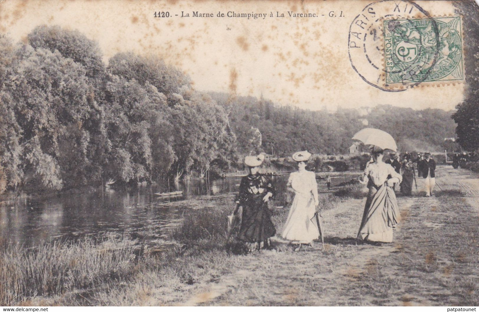 Carte Postale  La Marne De Champigny à La Varenne - Champigny