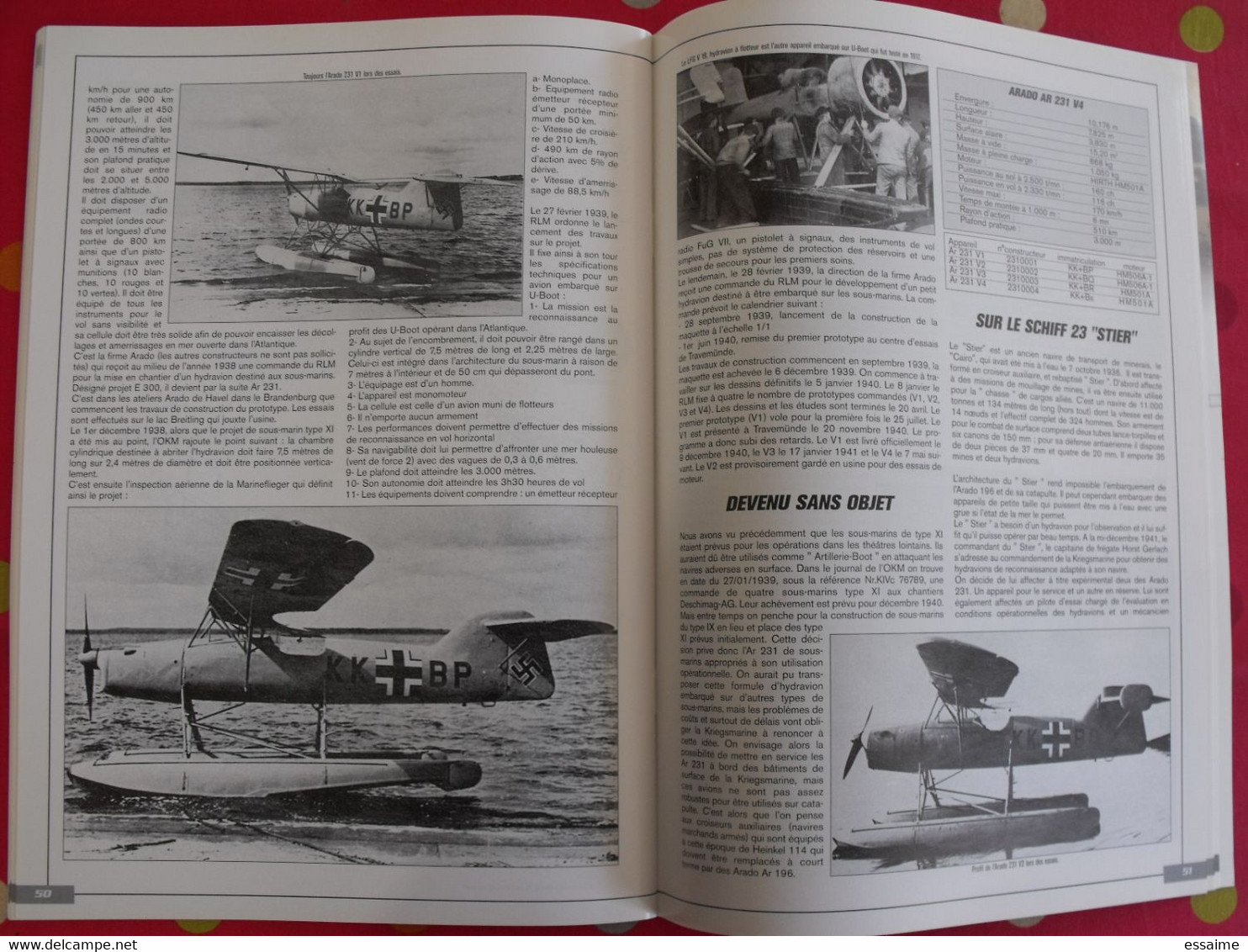 revue air magazine n° 2 de juin 2001  arado griogorovitch Fairey firefly