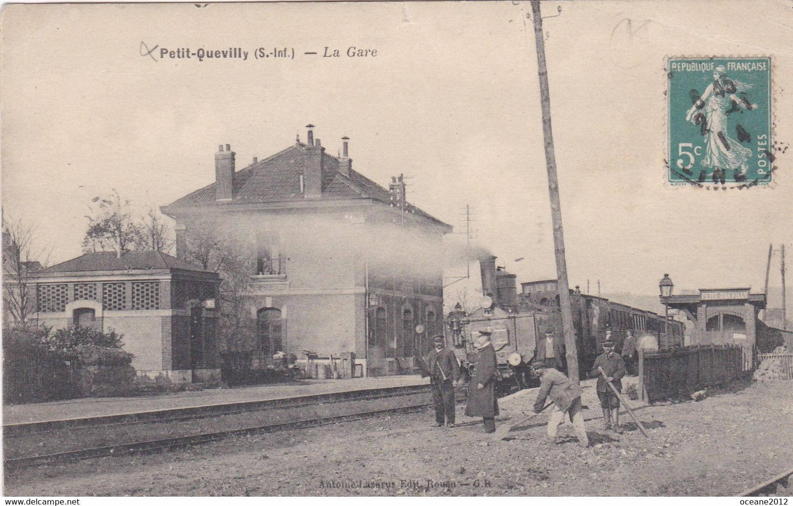 76 Le Petit Quevilly. La Gare - Le Petit-quevilly