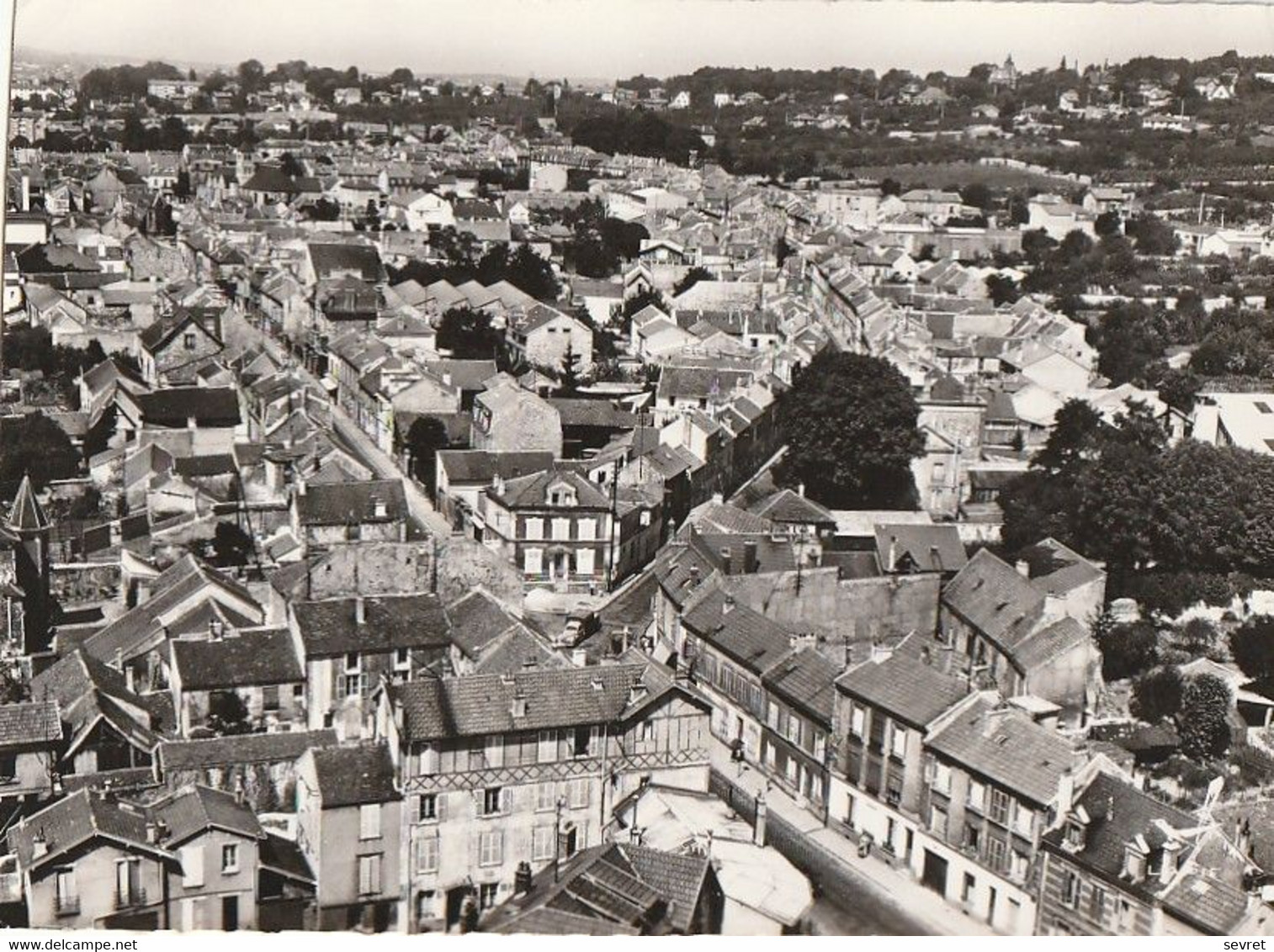 EN AVION AU DESSUS DE DEUIL. Vue Générale - Deuil La Barre